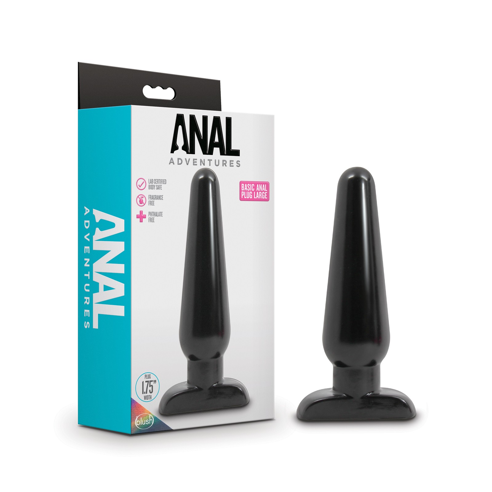 Plug Anal Básico Blush Anal Adventures - Grande Plug Anal Básico Blush Anal Adventures - Grande