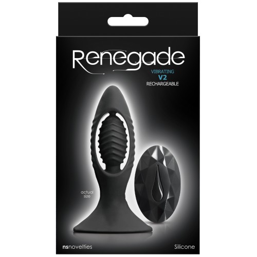 Renegade V2 con Control Remoto - Plug Vibrante Poderoso