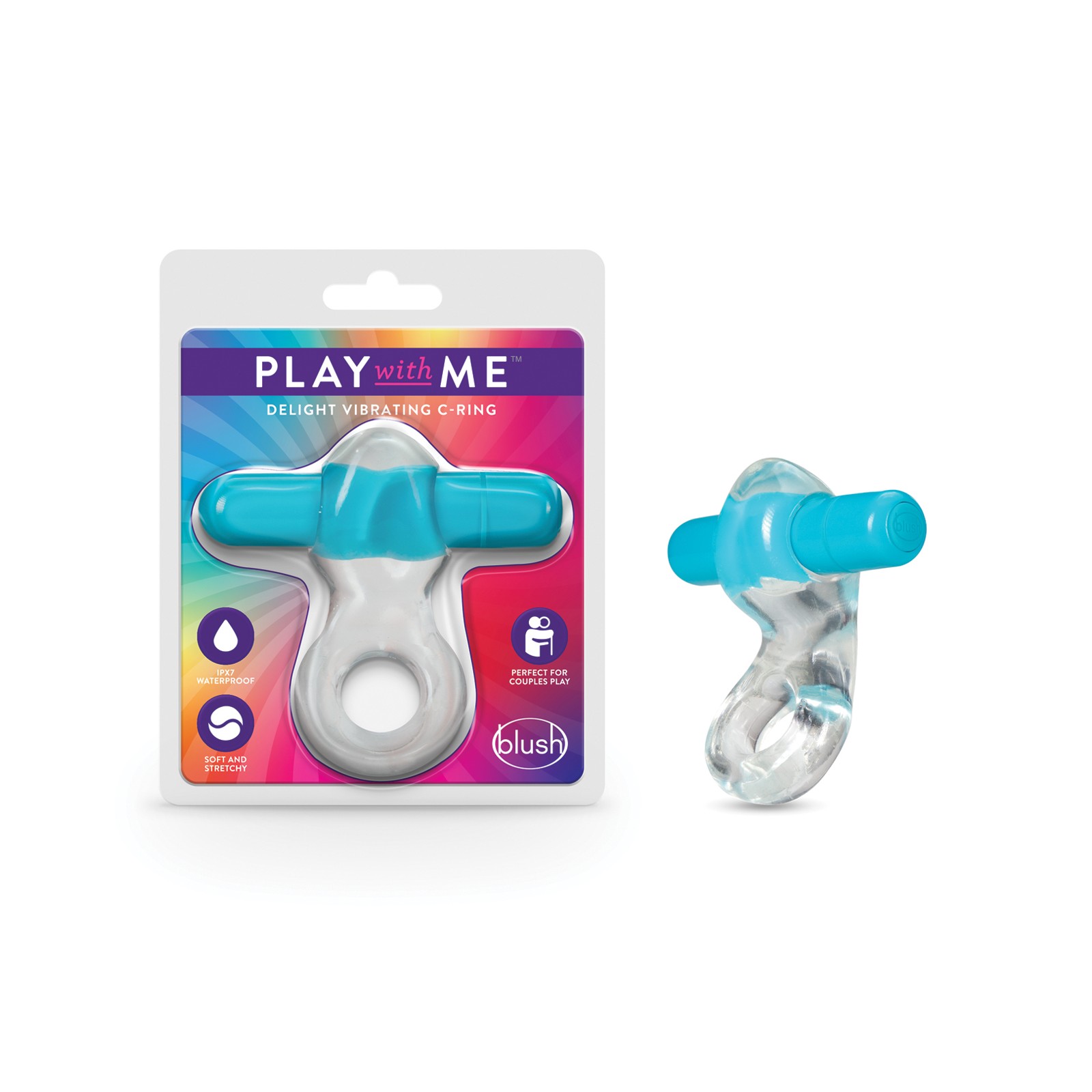 Anillo Vibrador Blush Play with Me Delight - Azul Anillo Vibrador Blush Play with Me Delight - Azul