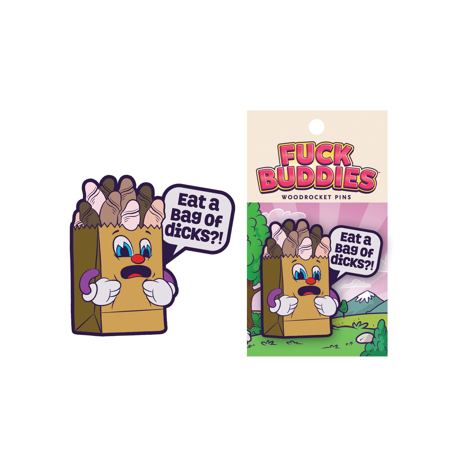 Wood Rocket Pin Come una Bolsa de Pene Wood Rocket Pin Come una Bolsa de Pene
