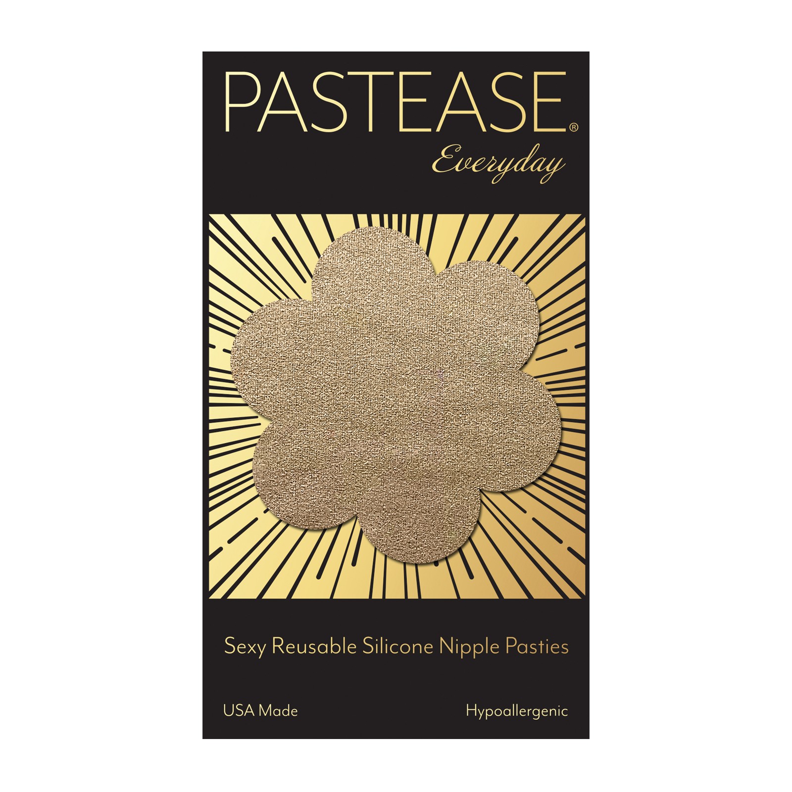Pastease Reusable Suede Flower Cream Pastease Reusable Suede Flower Cream