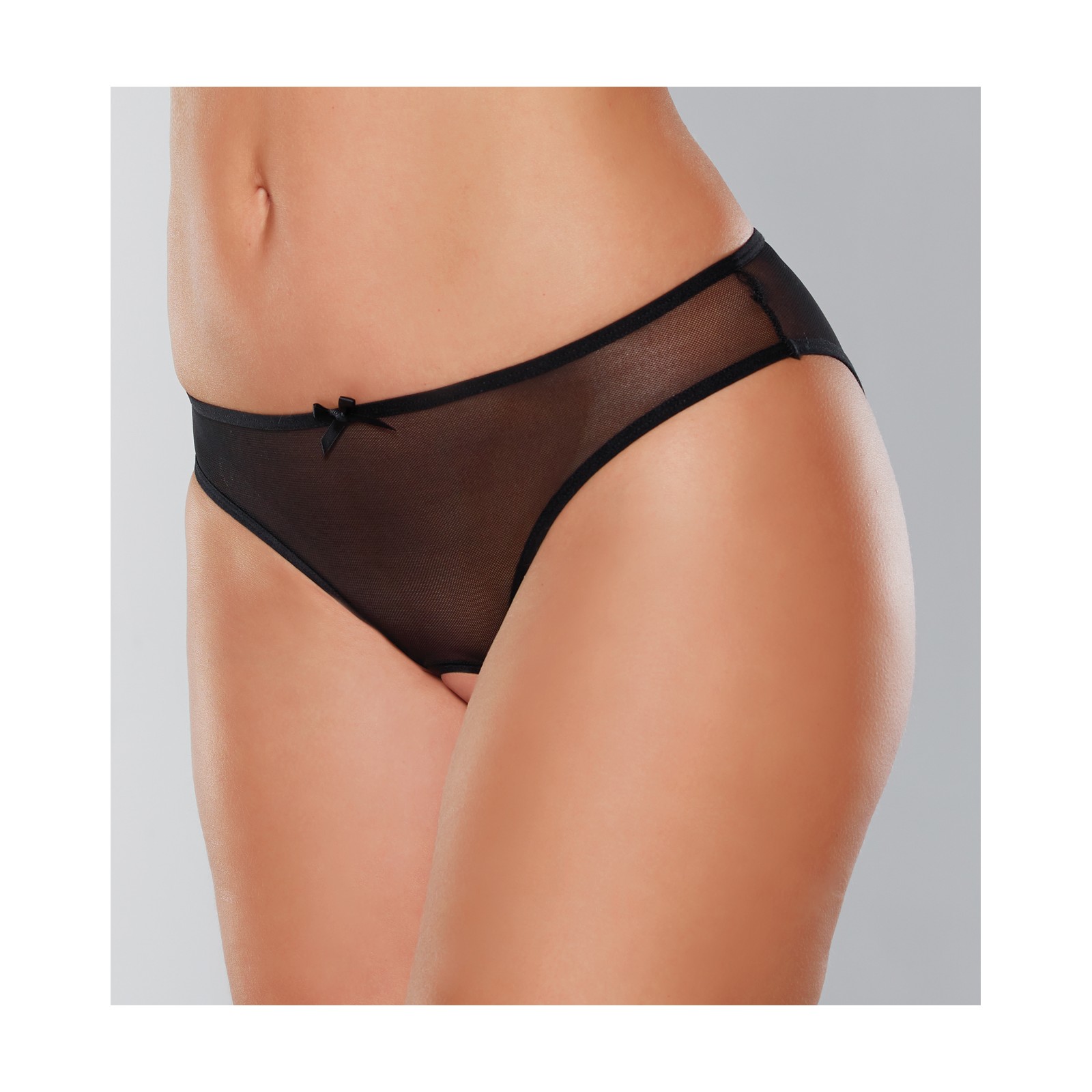 Panty Abierto de Malla Adore Wild Nite en Negro Panty Abierto de Malla Adore Wild Nite en Negro