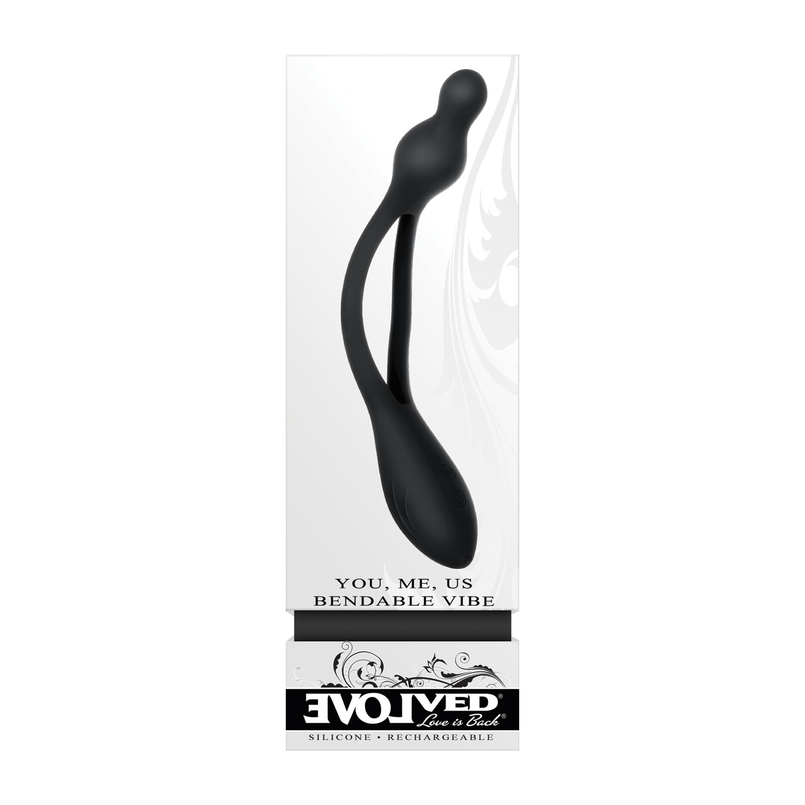Vibrador Flexible Evolved You Me Us - Negro Vibrador Flexible Evolved You Me Us - Negro