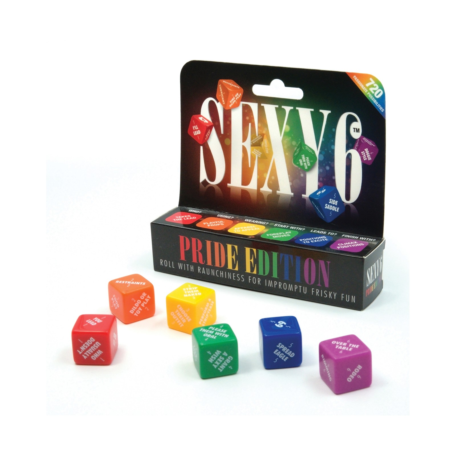 Sexy 6 Dice Game - Pride Edition Sexy 6 Dice Game - Pride Edition
