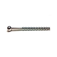 Rouge Stainless Steel Beaded Urethral Probe - 10 cm