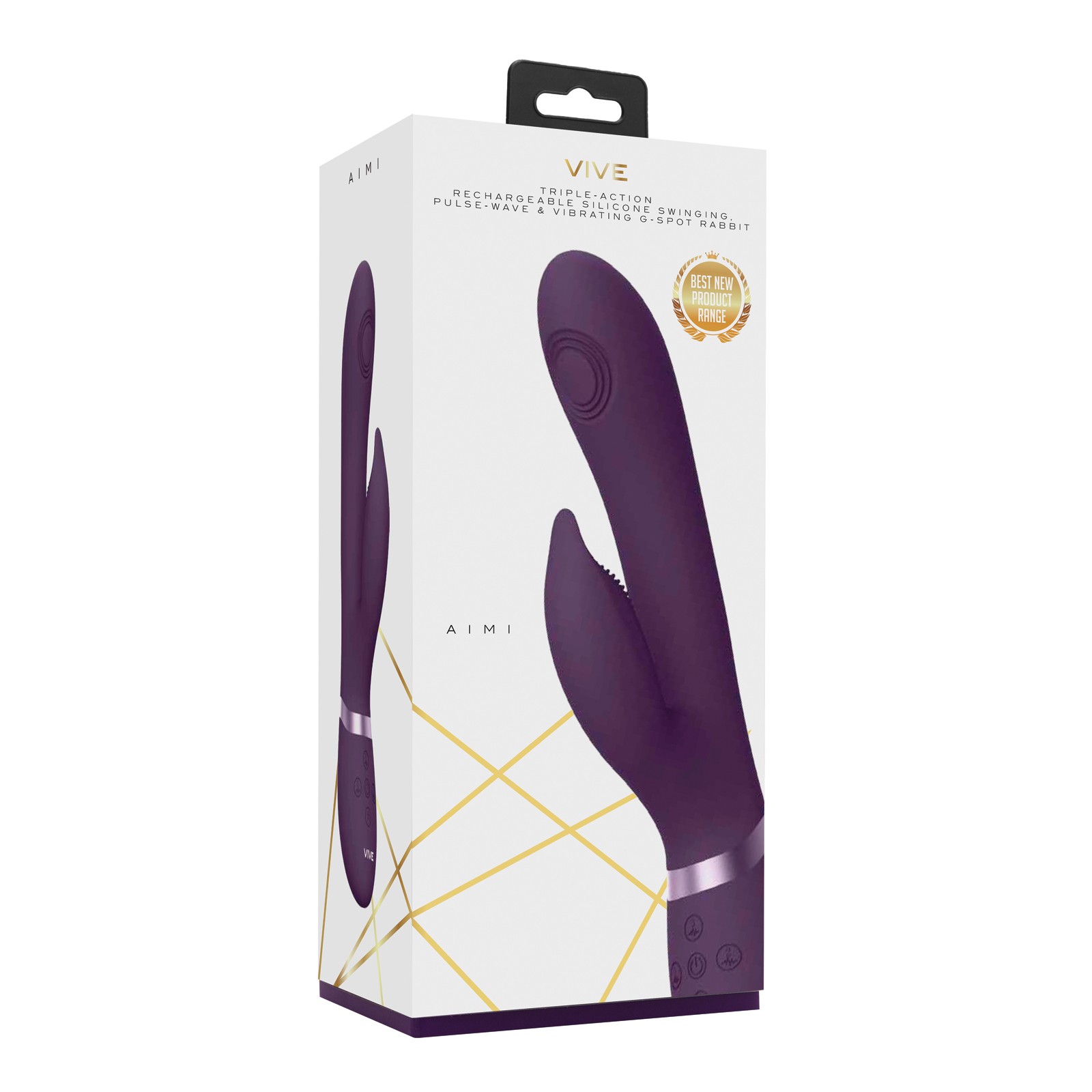 Shots Vive Aimi Pulse G-Spot Rabbit in Purple Shots Vive Aimi Pulse G-Spot Rabbit in Purple