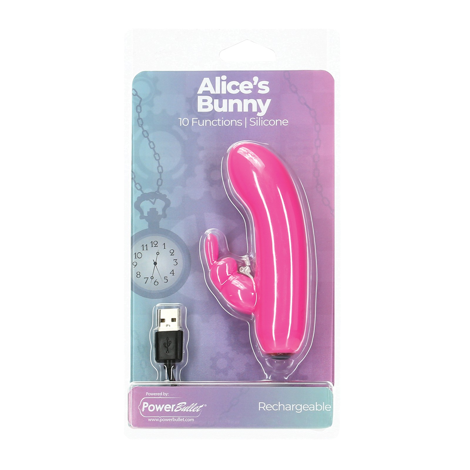 Alice's Bunny Rechargeable Bullet - Pink Alice's Bunny Rechargeable Bullet - Pink