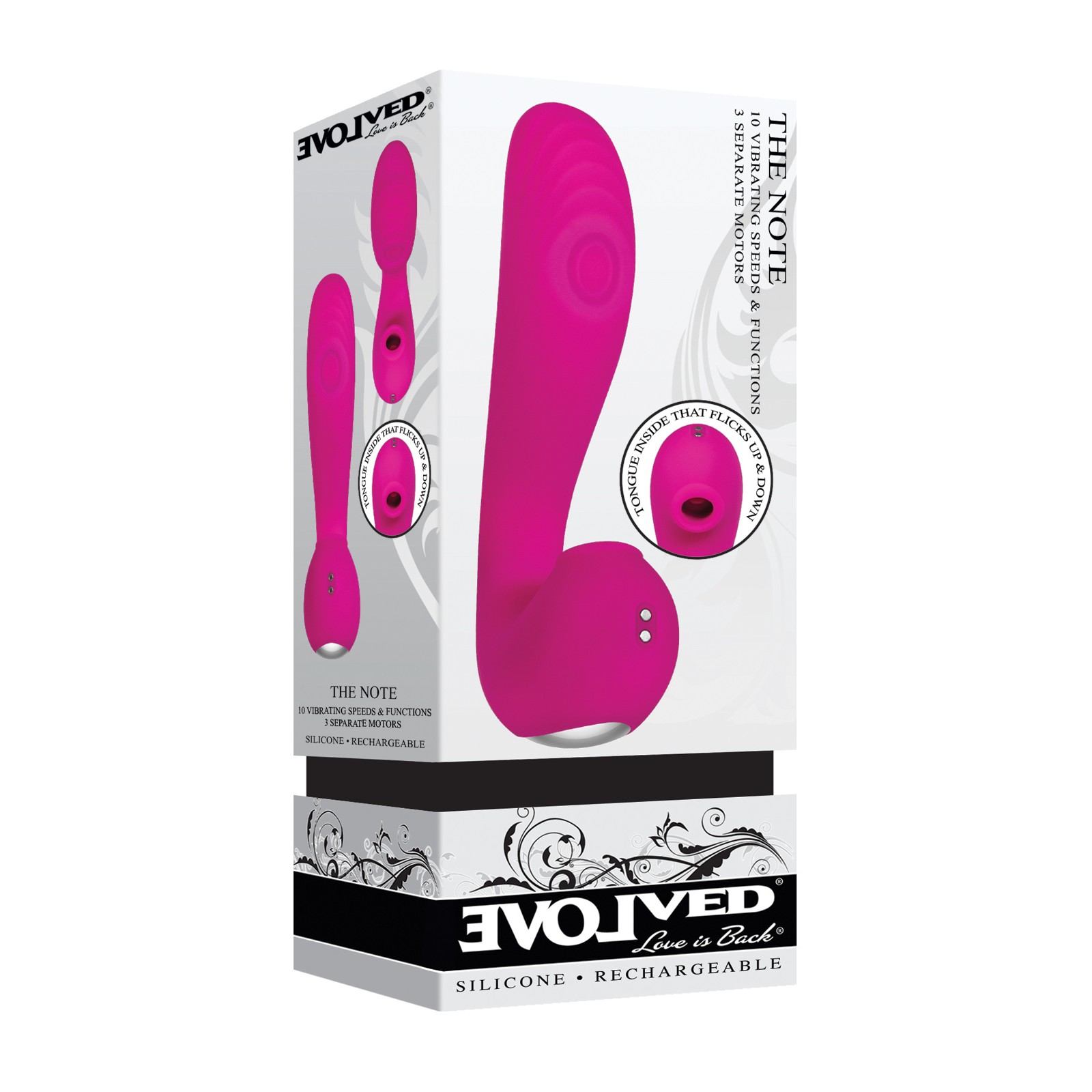 Evolved The Note Thumping Licking Vibe - Pink Evolved The Note Thumping Licking Vibe - Pink