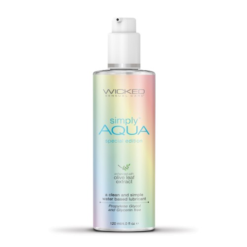 Lubricante Wicked Sensual Care Simply Aqua - 4 oz