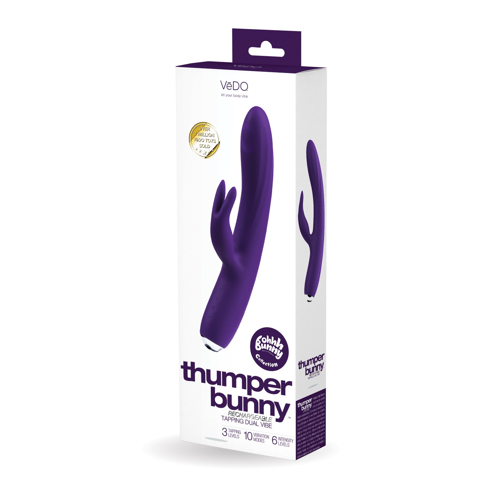 VeDO Thumper Bunny Rechargeable Dual Vibe VeDO Thumper Bunny Rechargeable Dual Vibe