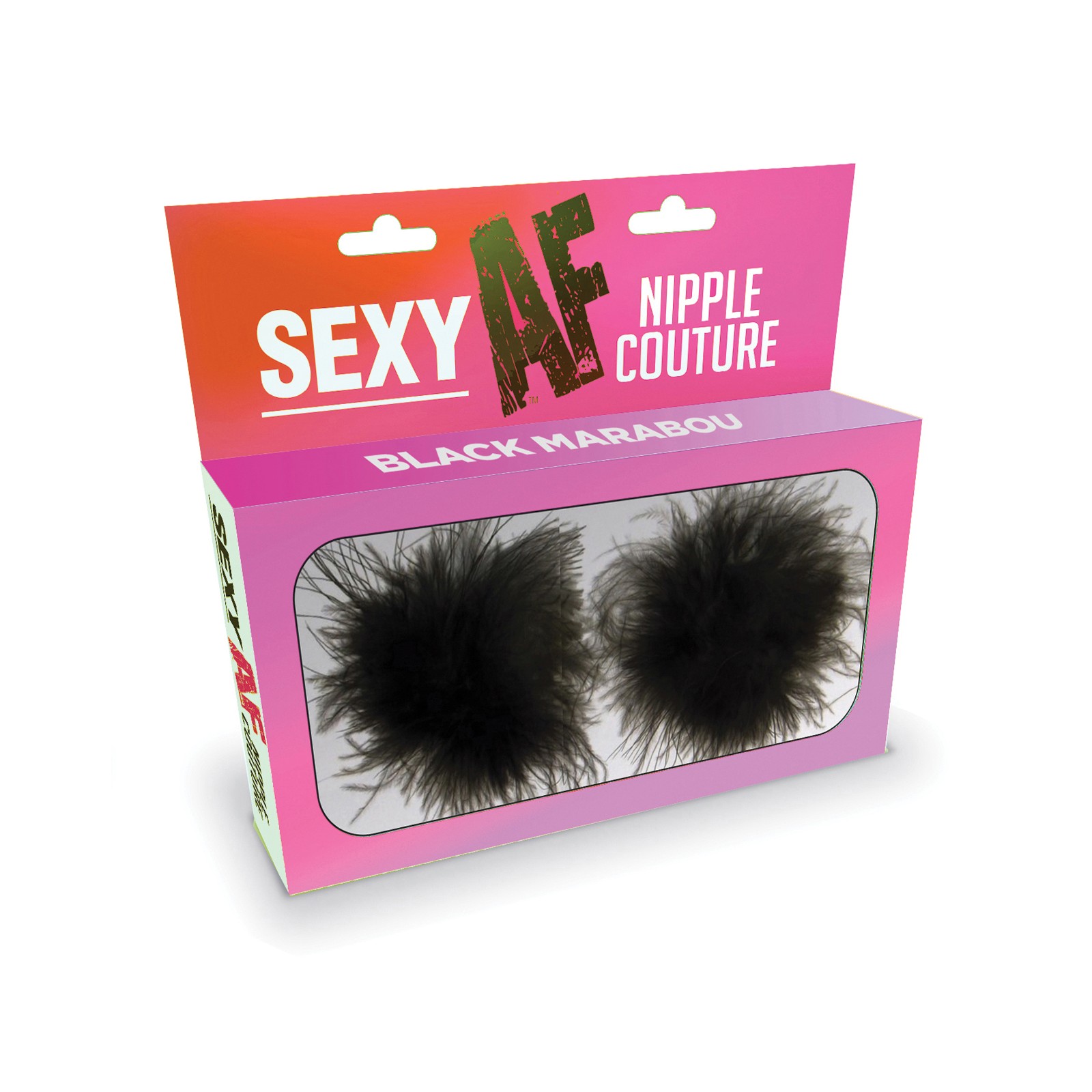 Pasties Sexy AF Nipple Couture Marabou Negros O/S Pasties Sexy AF Nipple Couture Marabou Negros O/S