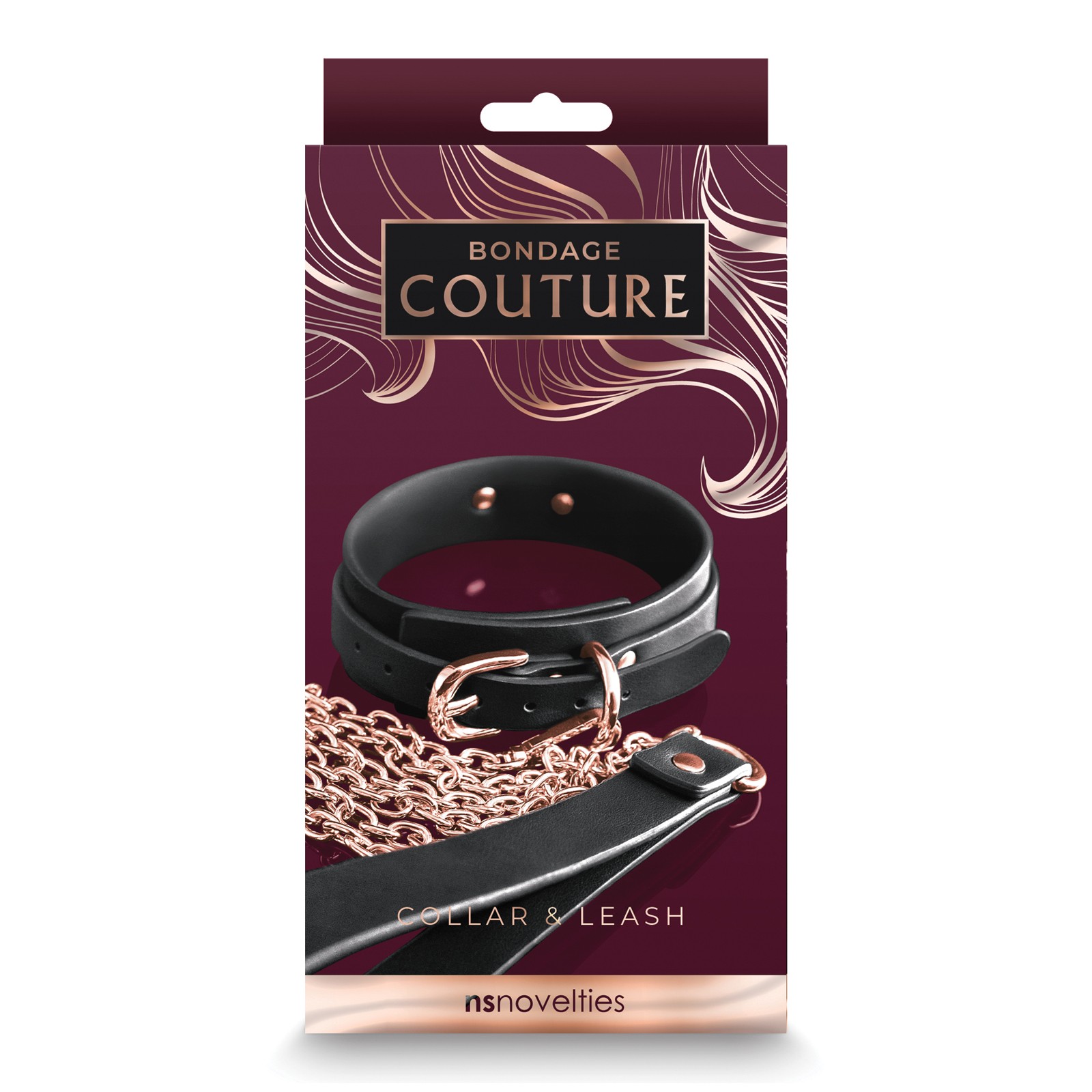 Collar y Correa Bondage Couture para Juego BDSM Definitivo Collar y Correa Bondage Couture para Juego BDSM Definitivo