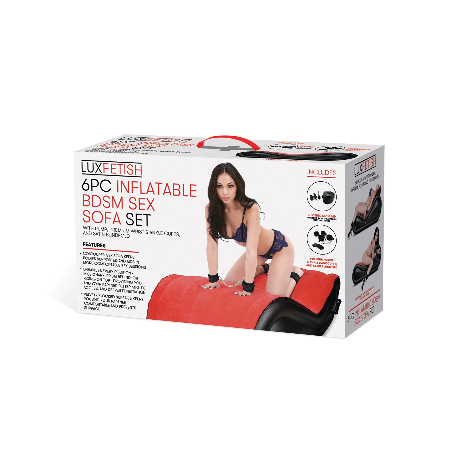 Juego de Sofá Inflable BDSM - Lux Fetish Juego de Sofá Inflable BDSM - Lux Fetish