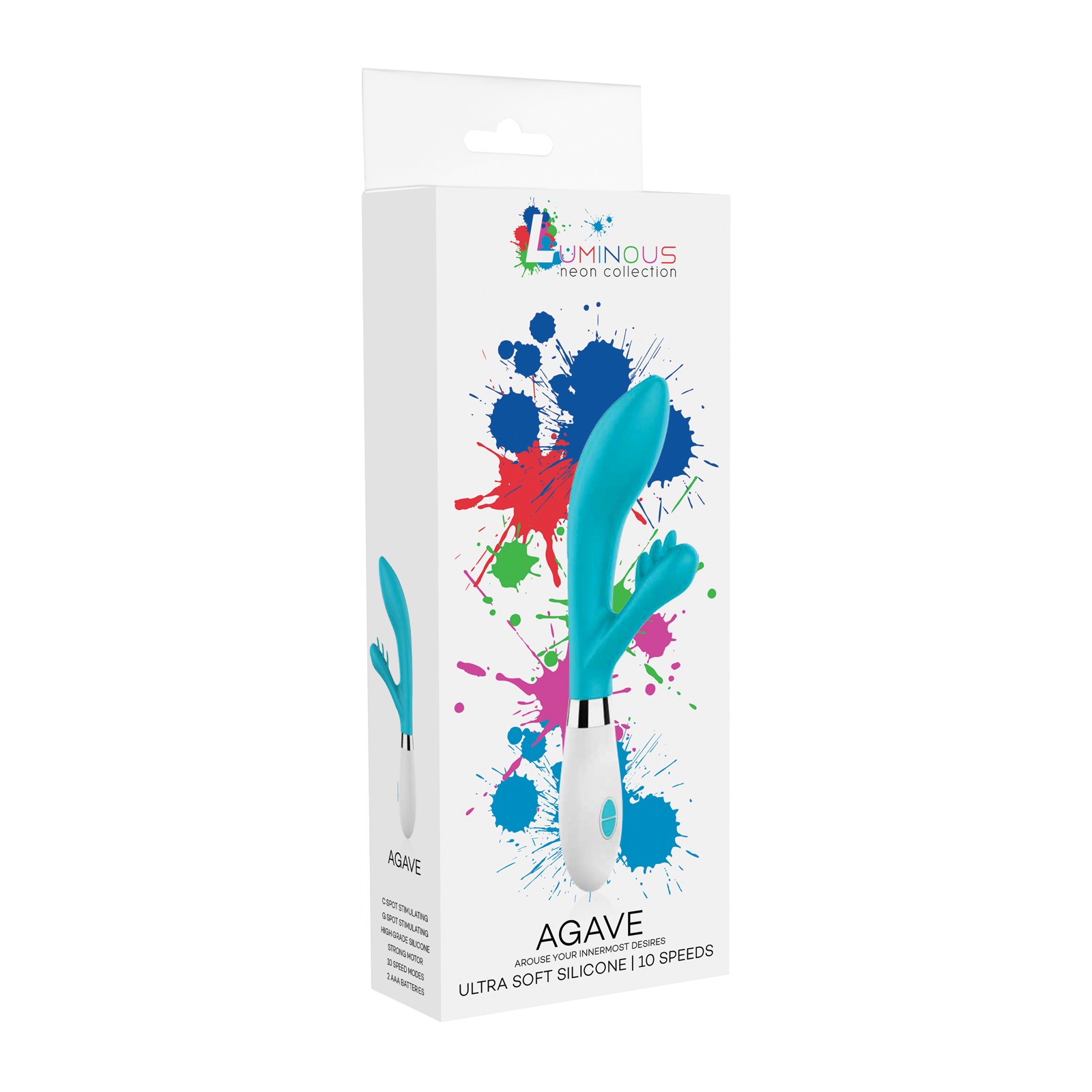 Shots Luminous Agave Silicone 10 Speed Rabbit Shots Luminous Agave Silicone 10 Speed Rabbit
