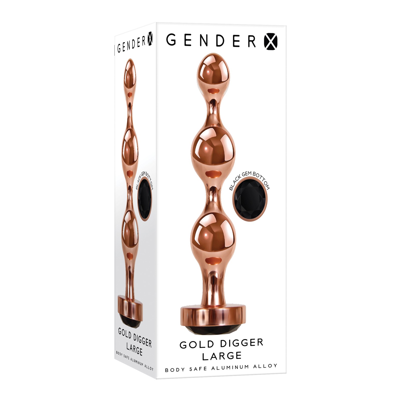 Gender X Gold Digger Large Rose Gold Plug Gender X Gold Digger Large Rose Gold Plug