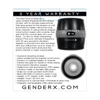 Gender X Barrel of Fun Dual-Ended Vibrating Stroker