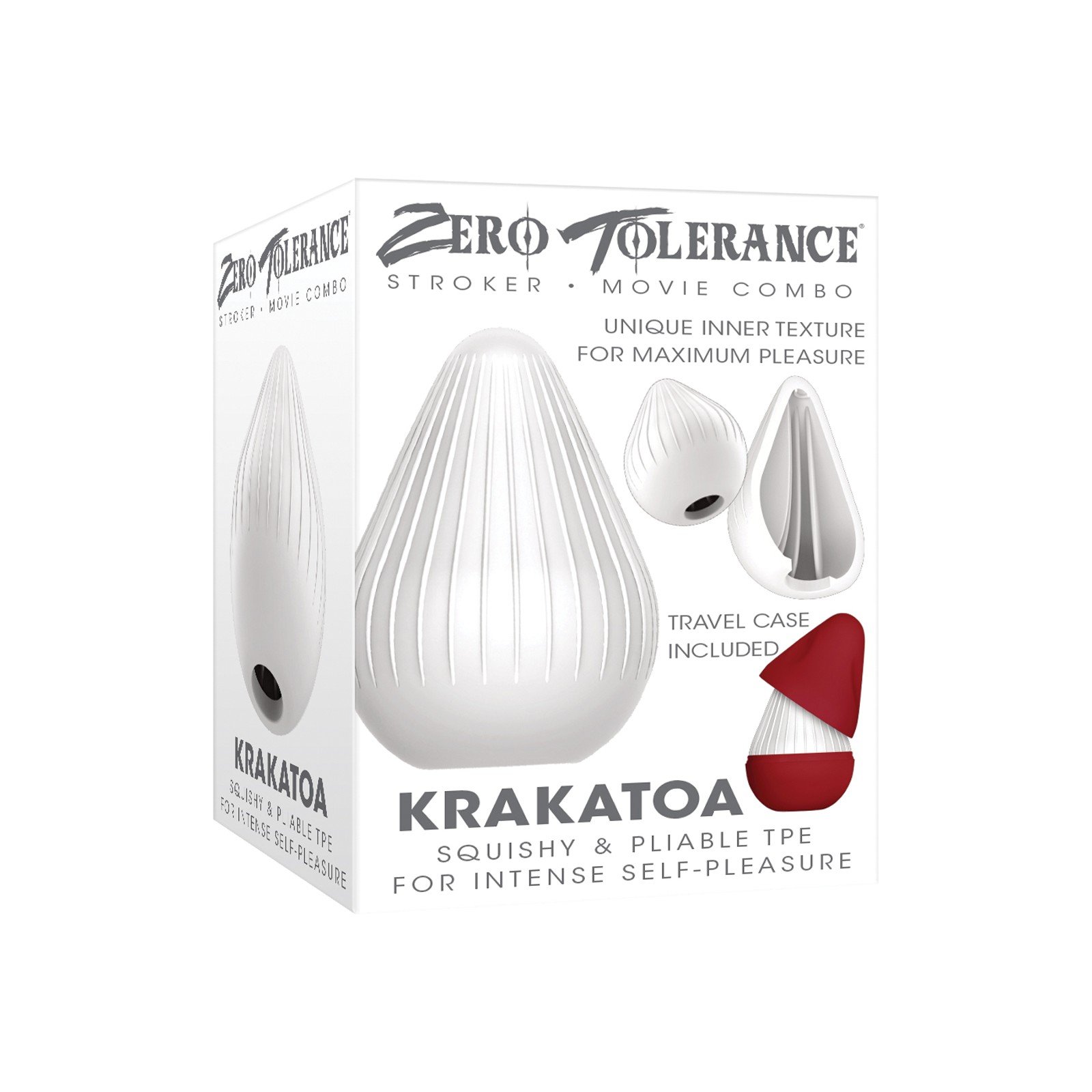 Zero Tolerance Krakatoa Stroker in White Zero Tolerance Krakatoa Stroker in White