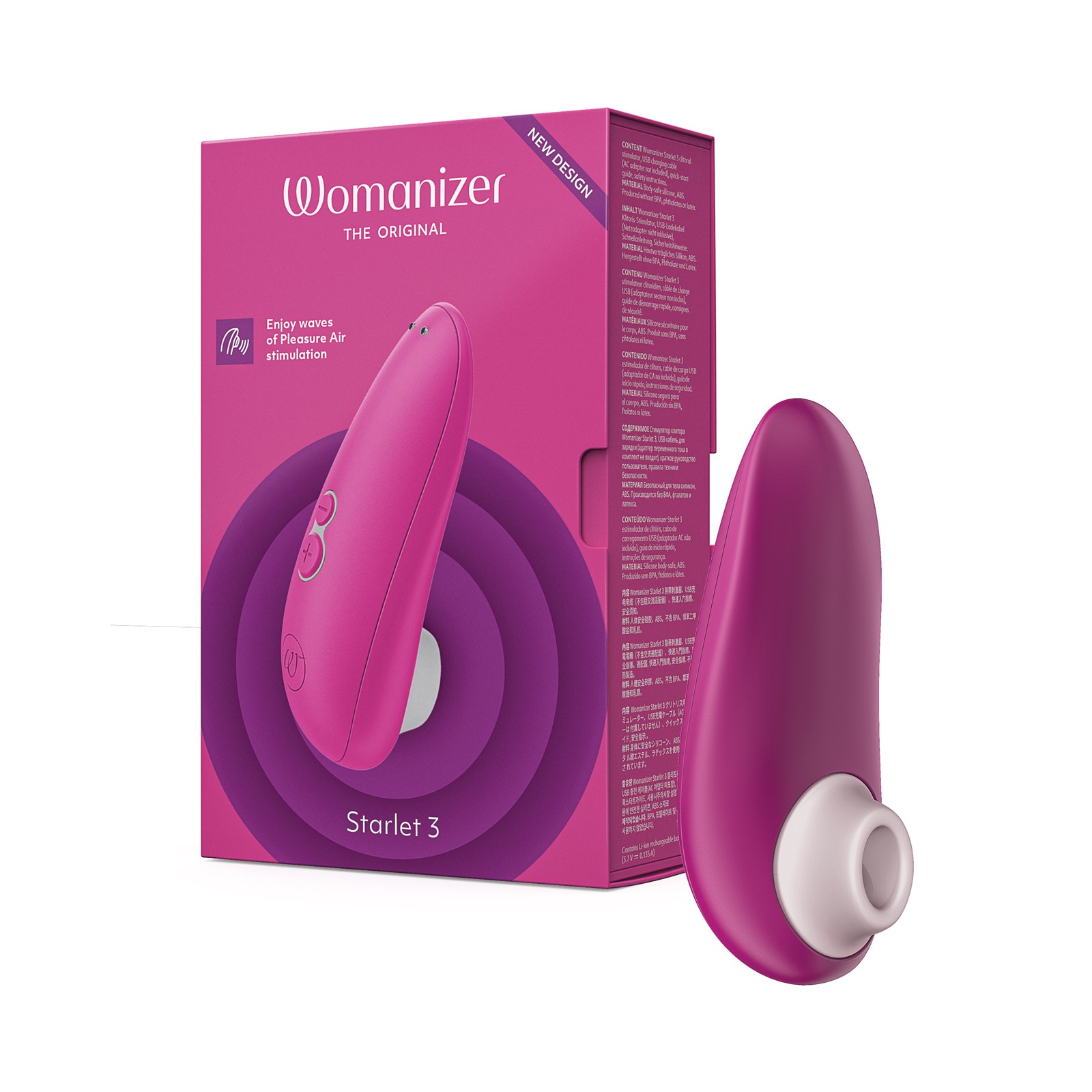 Womanizer Starlet 3 Rosa - Tecnología Pleasure Air Womanizer Starlet 3 Rosa - Tecnología Pleasure Air