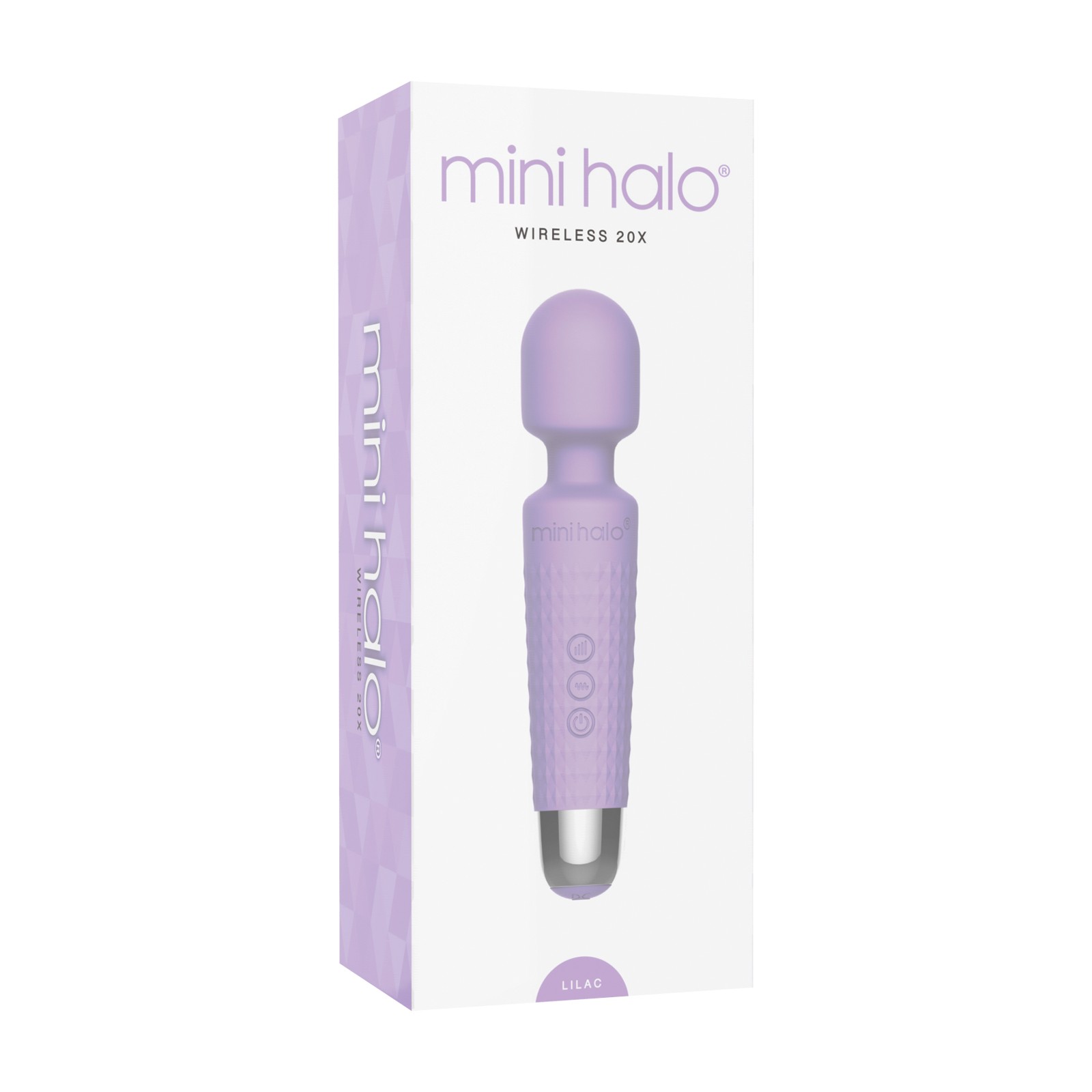 Mini Halo Wireless Wand Lilac Massager Mini Halo Wireless Wand Lilac Massager