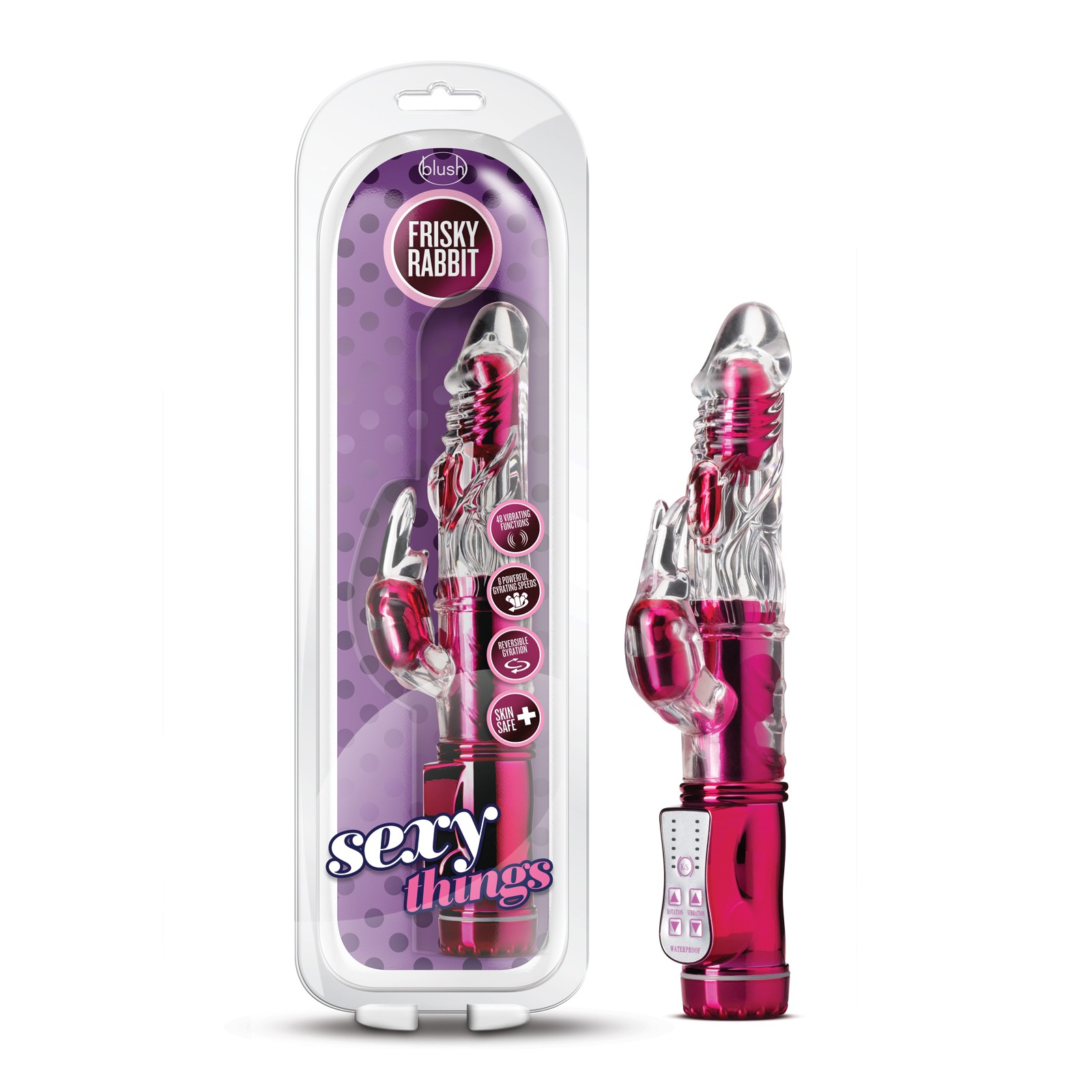 Conejito Frisky de Blush Sexy Things - Rosa Conejito Frisky de Blush Sexy Things - Rosa