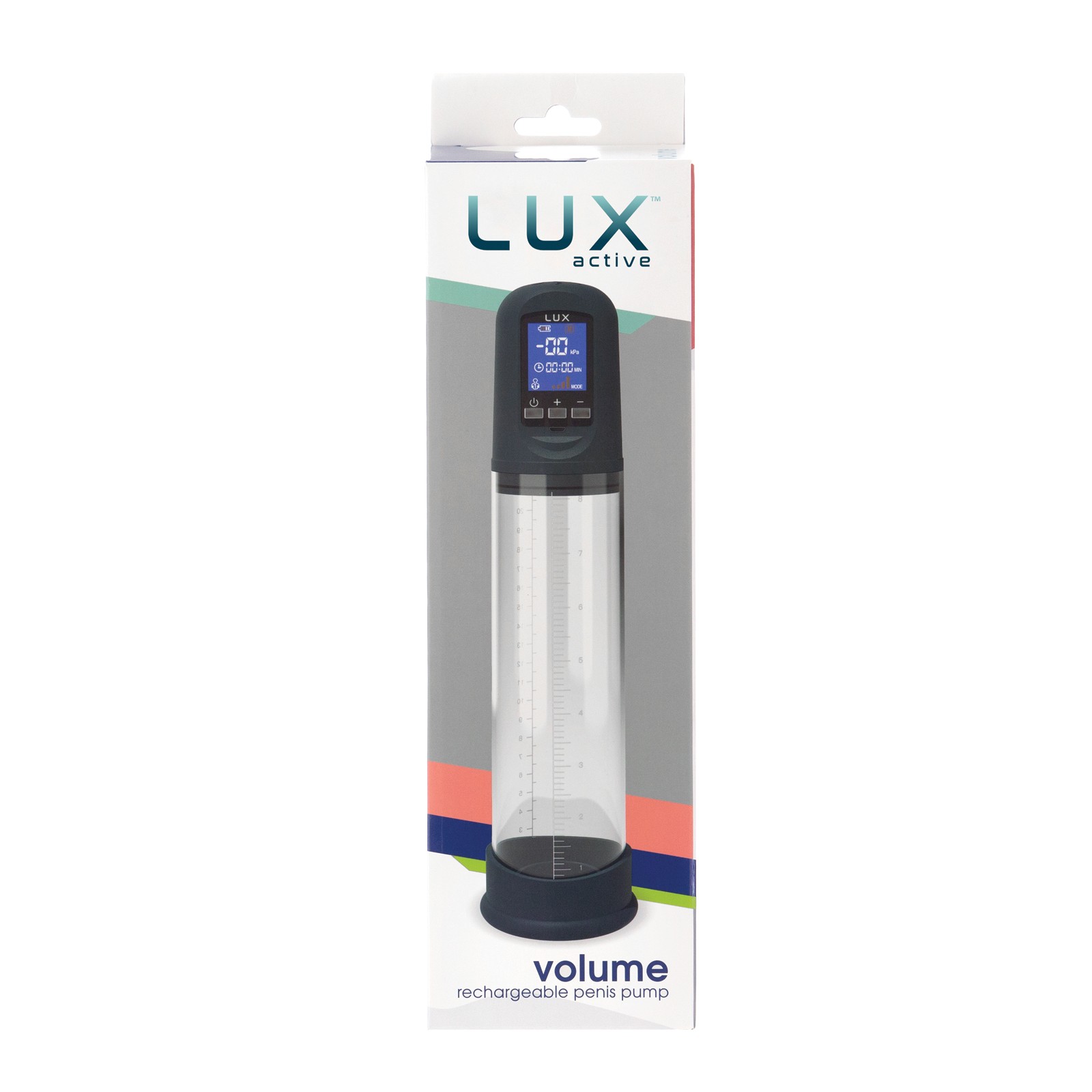 Lux Active Volume Rechargeable Penis Pump Black Lux Active Volume Rechargeable Penis Pump Black