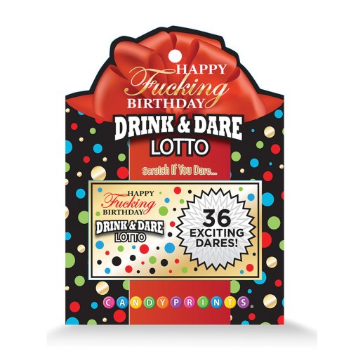 Juego de Lotería Drink & Dare - Entretenido Juego de Fiesta