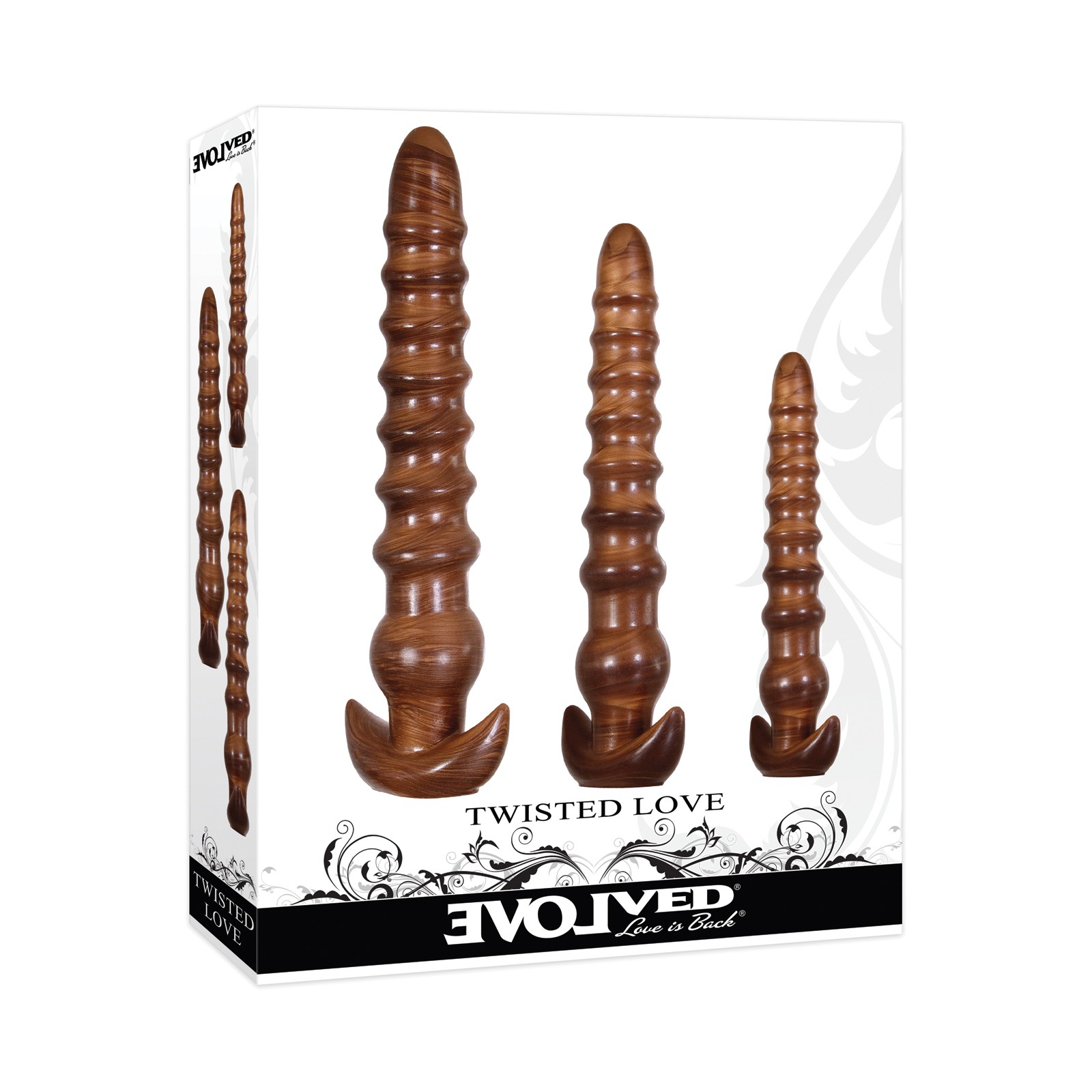 Juego de 3 Plug Twisted Love Juego de 3 Plug Twisted Love