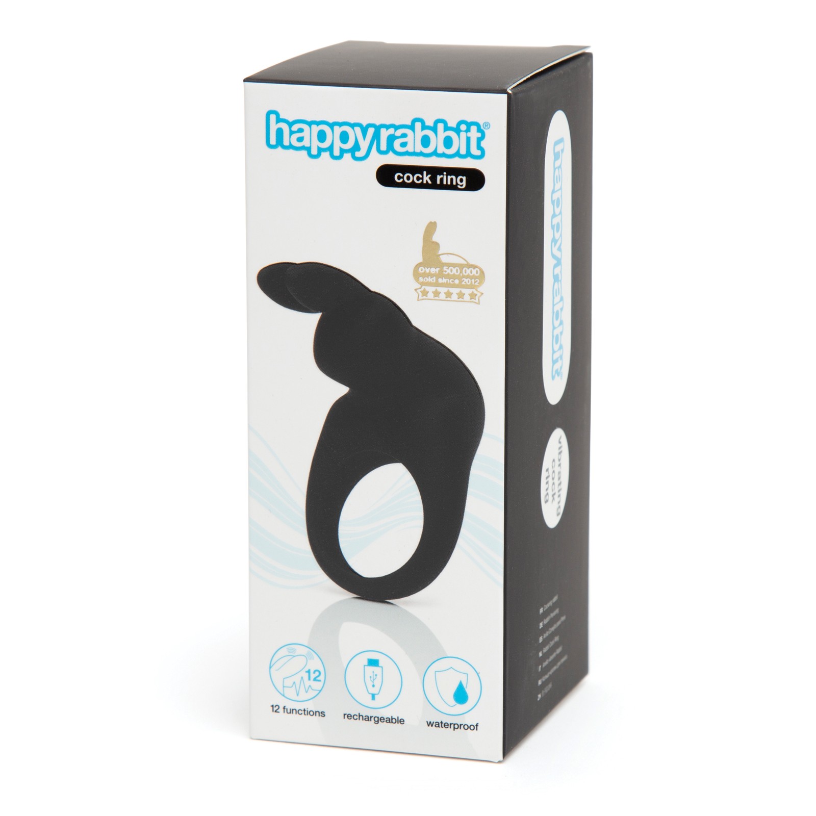Happy Rabbit Rechargeable Cock Ring for Dual Pleasure Happy Rabbit Rechargeable Cock Ring for Dual Pleasure