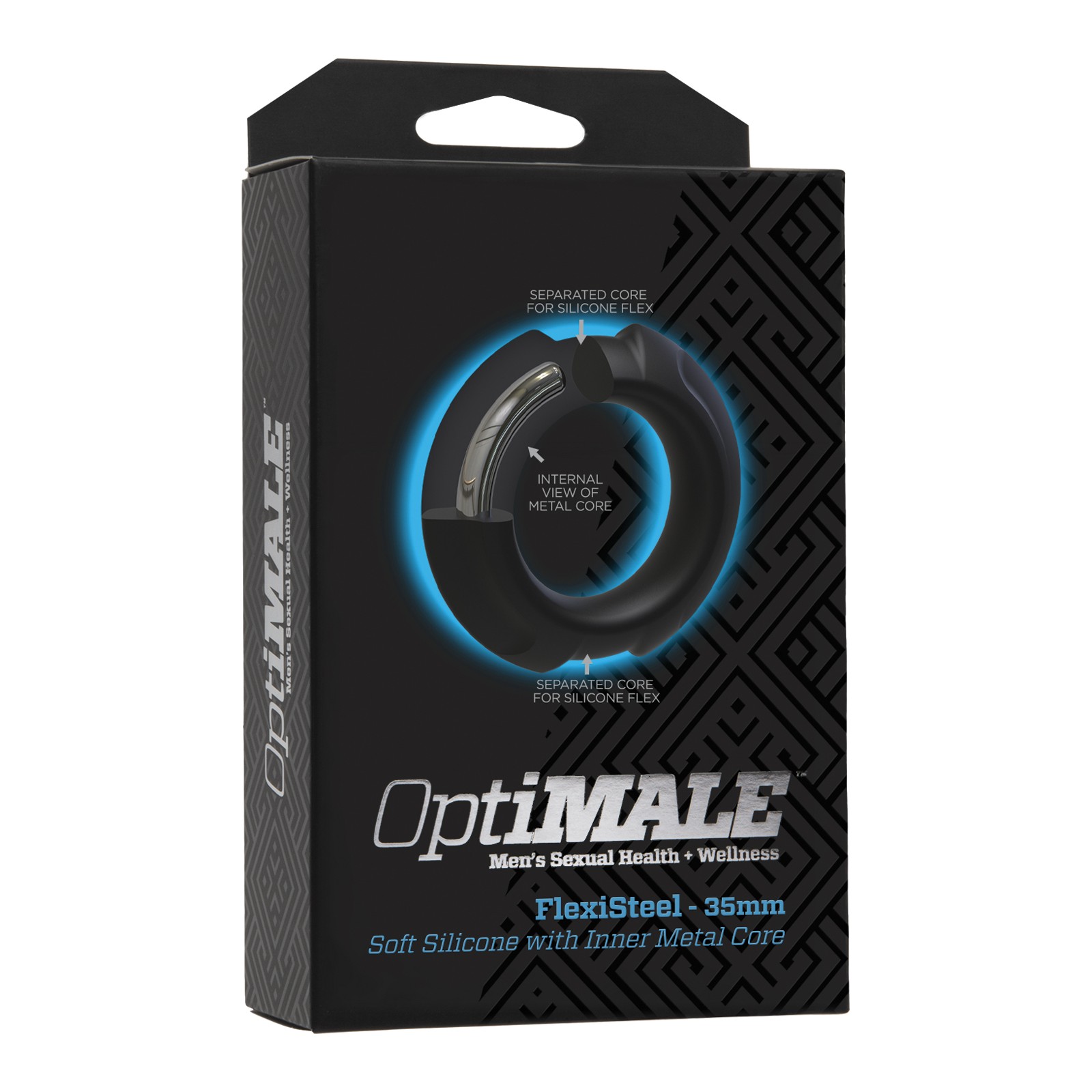 OptiMale FlexiSteel Cock Ring - 35mm Black OptiMale FlexiSteel Cock Ring - 35mm Black