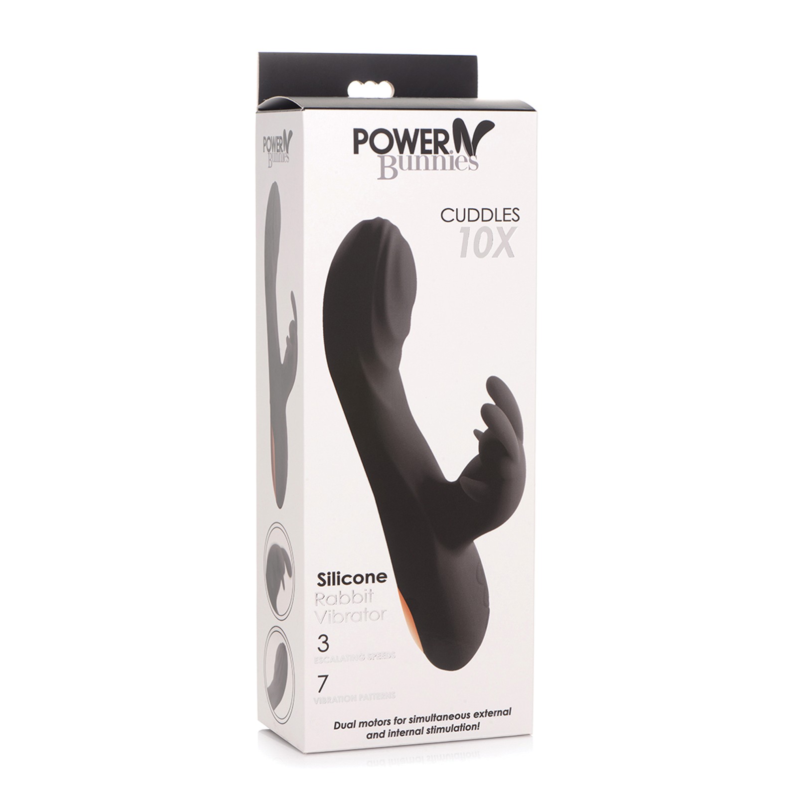 Vibrador Conejito Power Bunnies 10x Negro Vibrador Conejito Power Bunnies 10x Negro