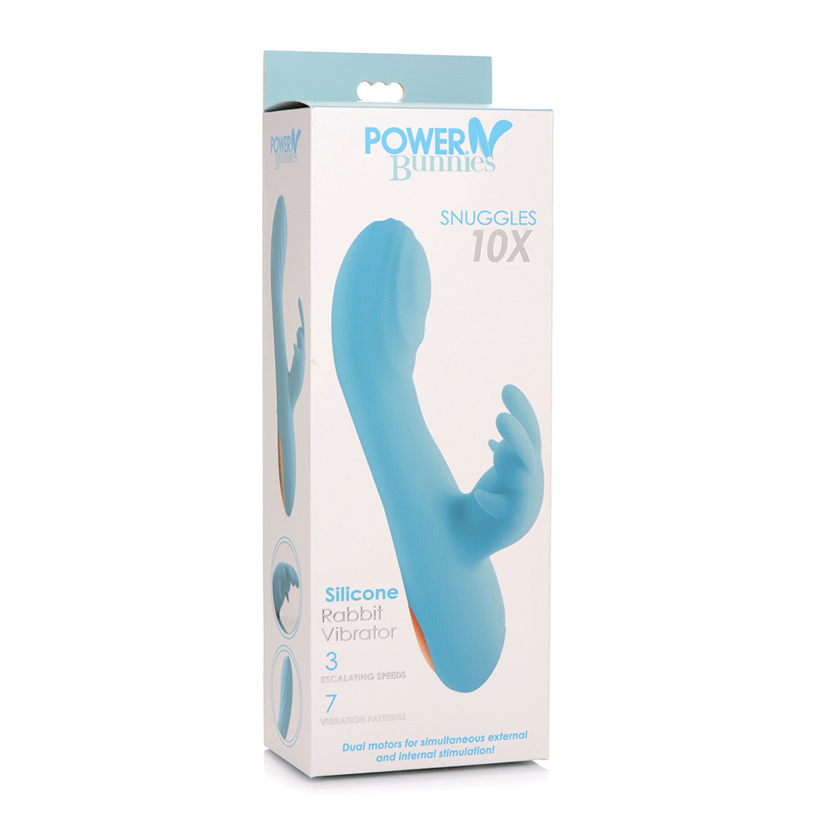 Curve Toys Power Bunnies Snuggles 10x Vibrador Conejito de Silicona Azul Curve Toys Power Bunnies Snuggles 10x Vibrador Conejito de Silicona Azul
