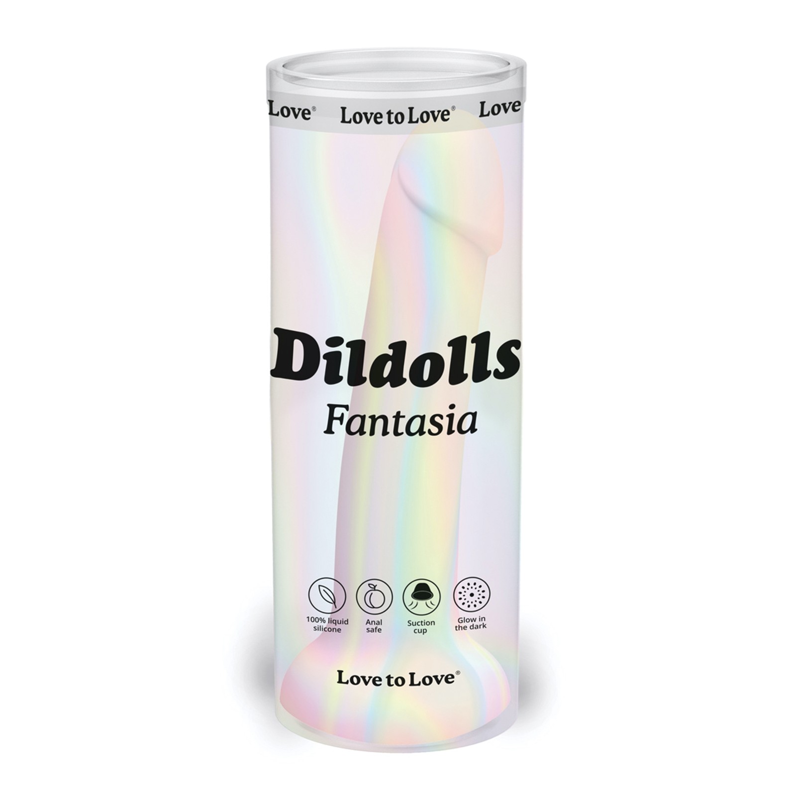 Love to Love Curved Suction Cup Dildolls Fantasia Love to Love Curved Suction Cup Dildolls Fantasia