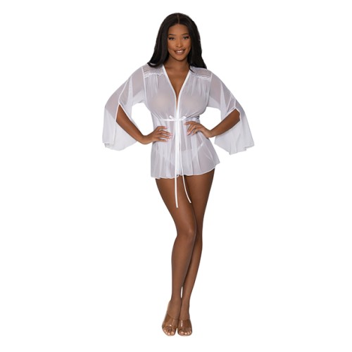 Ropa Fluyente Romance Moderno - Blanca