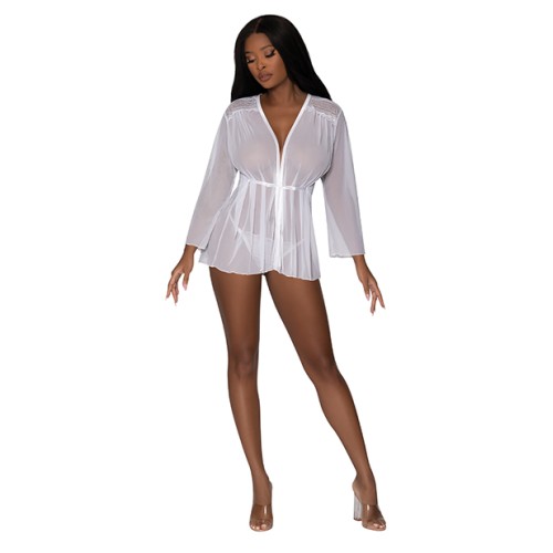Ropa Fluyente Romance Moderno - Blanca