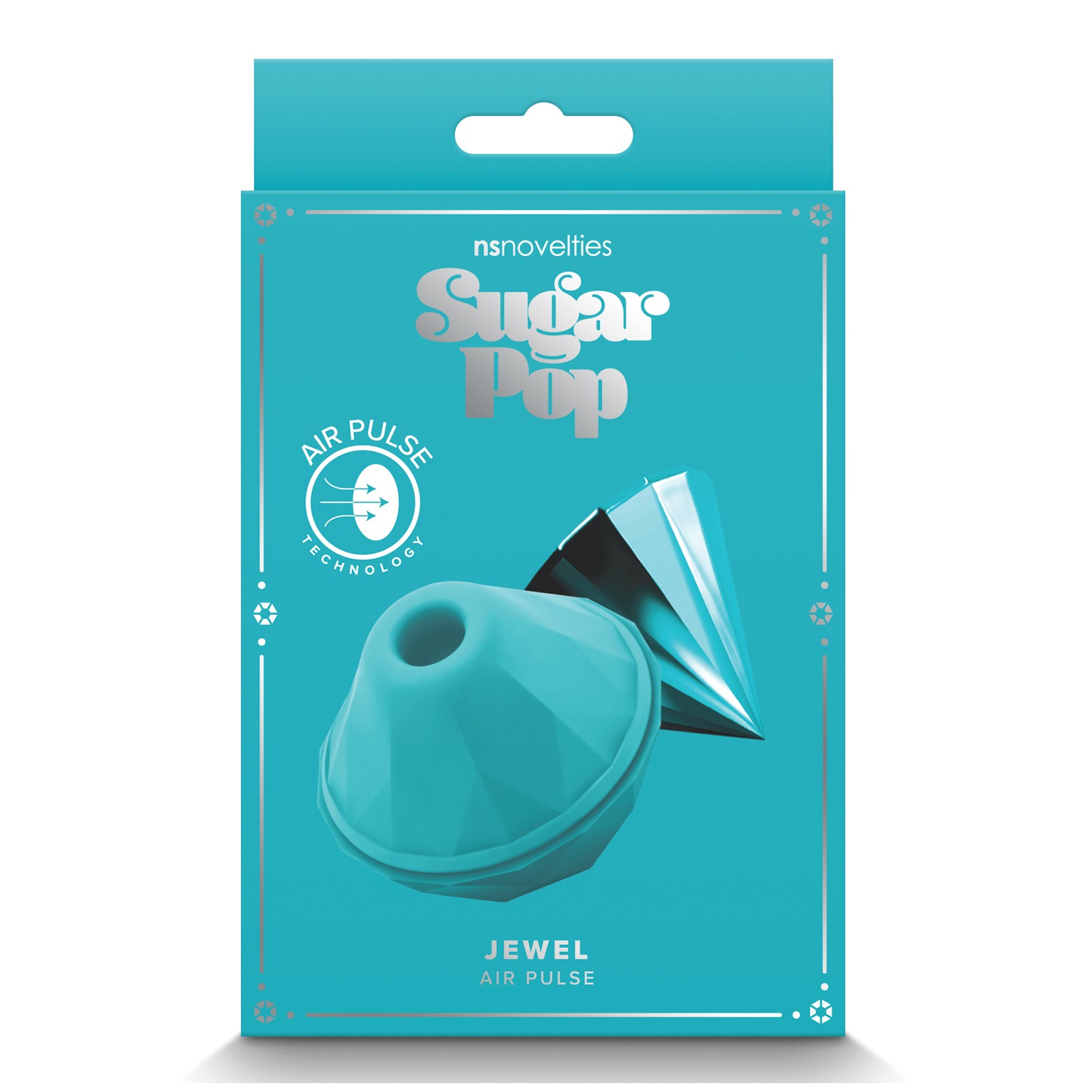 Sugar Pop Jewel Air Pulse Vibrator - Teal Sugar Pop Jewel Air Pulse Vibrator - Teal