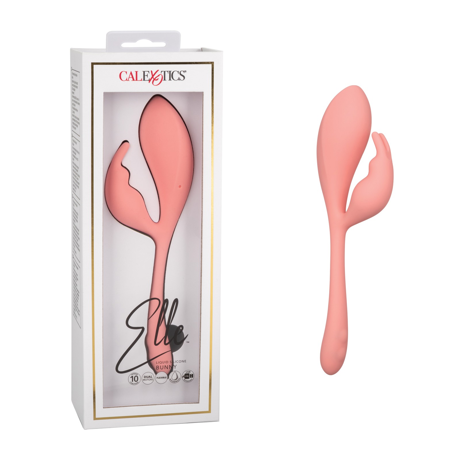 Elle Liquid Silicone Bunny - Pink Elle Liquid Silicone Bunny - Pink