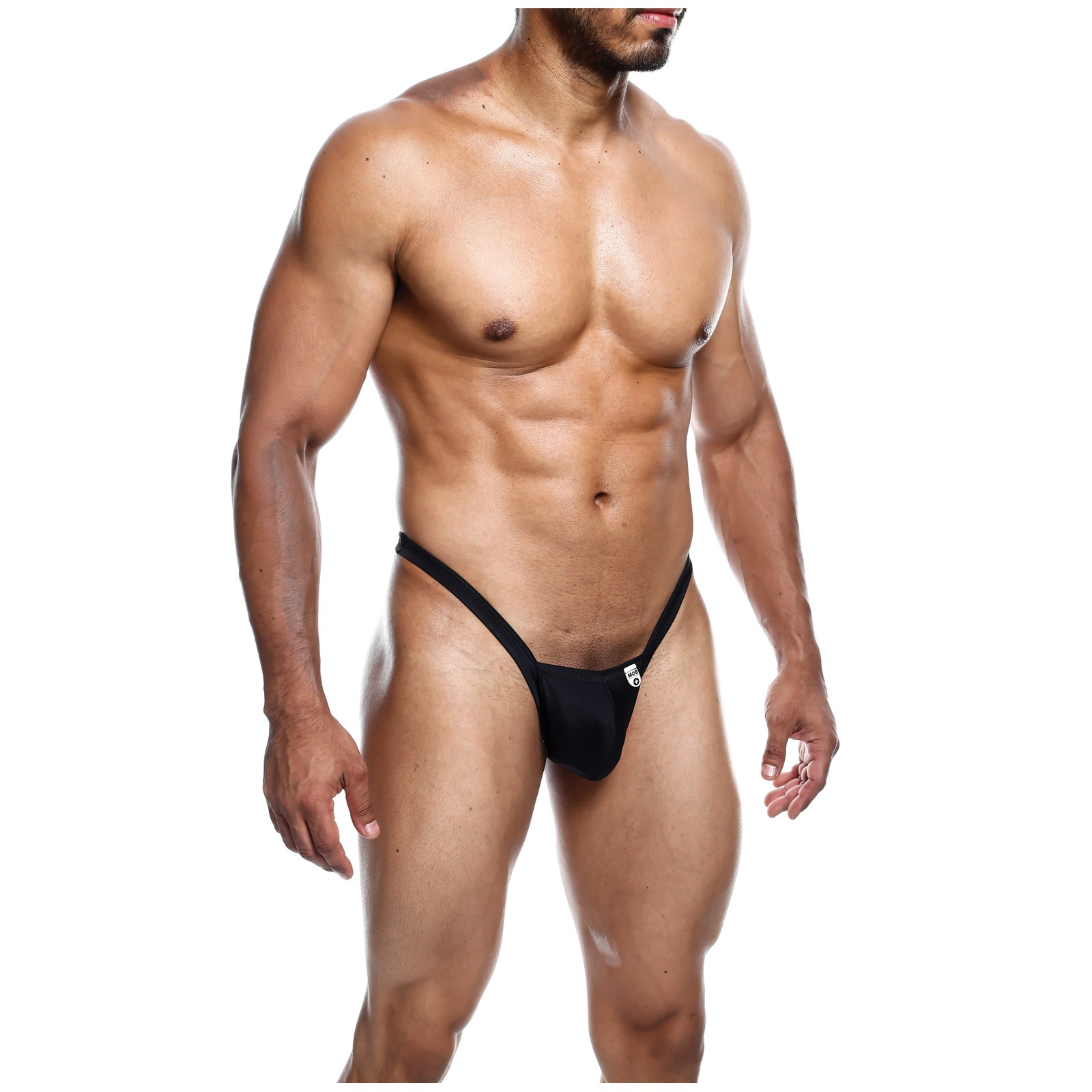 Male Basics Y Buns Thong Black Male Basics Y Buns Thong Black