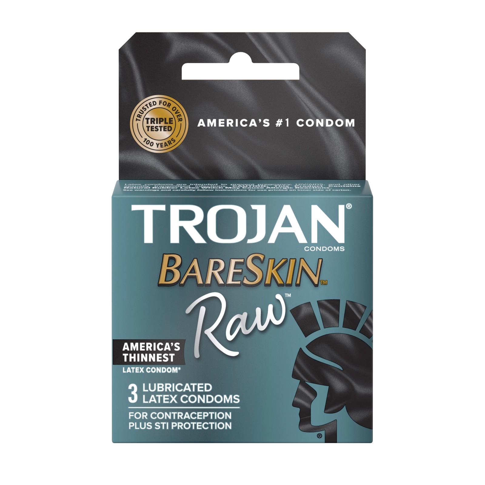 Preservativos Trojan BareSkin Raw Paquete de 3 Preservativos Trojan BareSkin Raw Paquete de 3