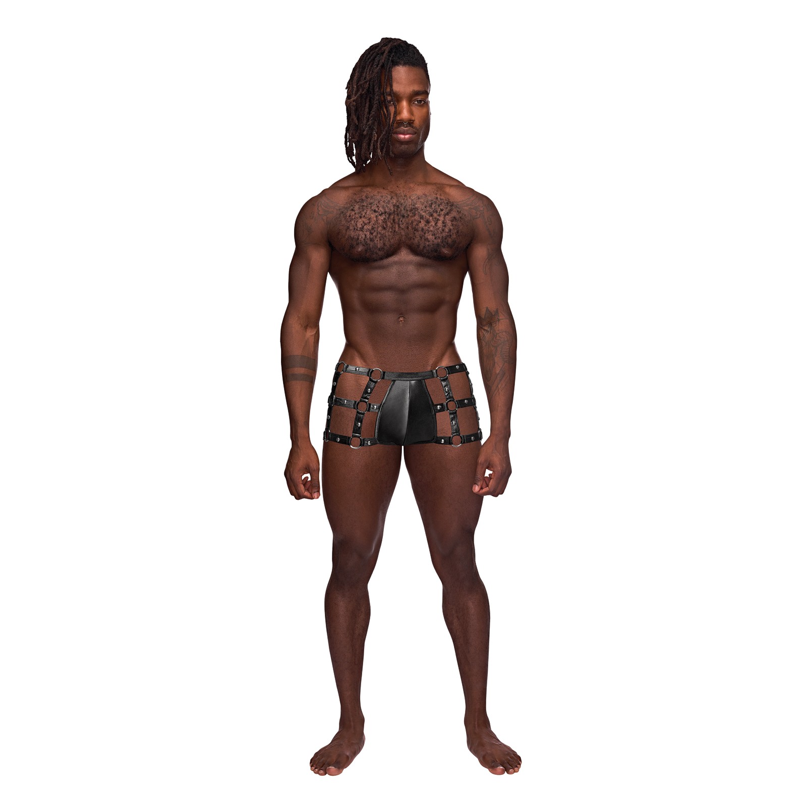Fetish Vulcan Caged Short Black L/XL Fetish Vulcan Caged Short Black L/XL