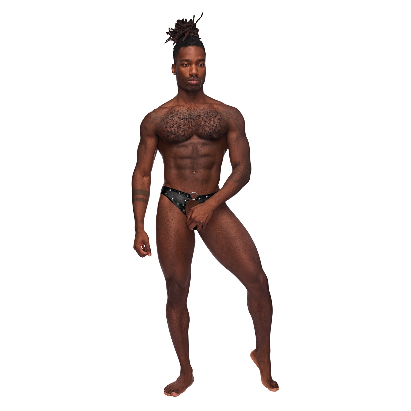 Jock Strap Sin Bolsa Cyclops Nylon Spandex Negro S/M Jock Strap Sin Bolsa Cyclops Nylon Spandex Negro S/M