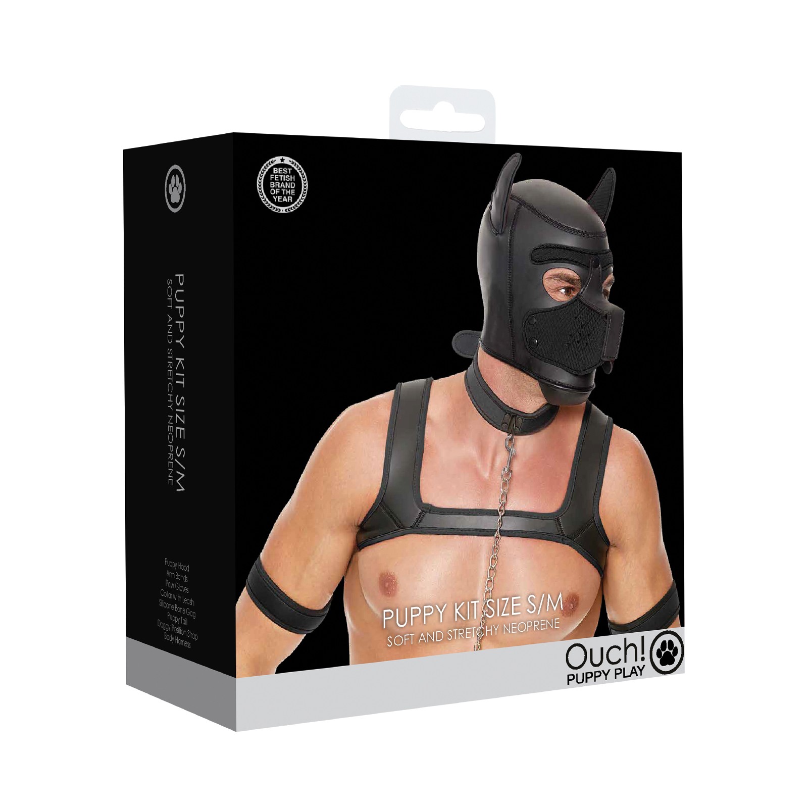 Ouch Puppy Play Kit SM Black Ouch Puppy Play Kit SM Black