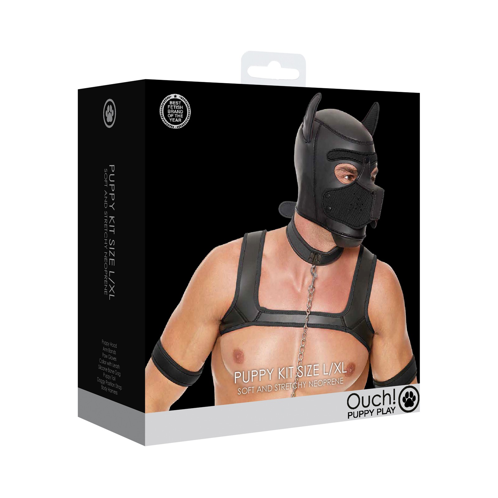 Kit Completo de Juego de Cachorro Ouch! - Diversión y Placer LXL Kit Completo de Juego de Cachorro Ouch! - Diversión y Placer LXL