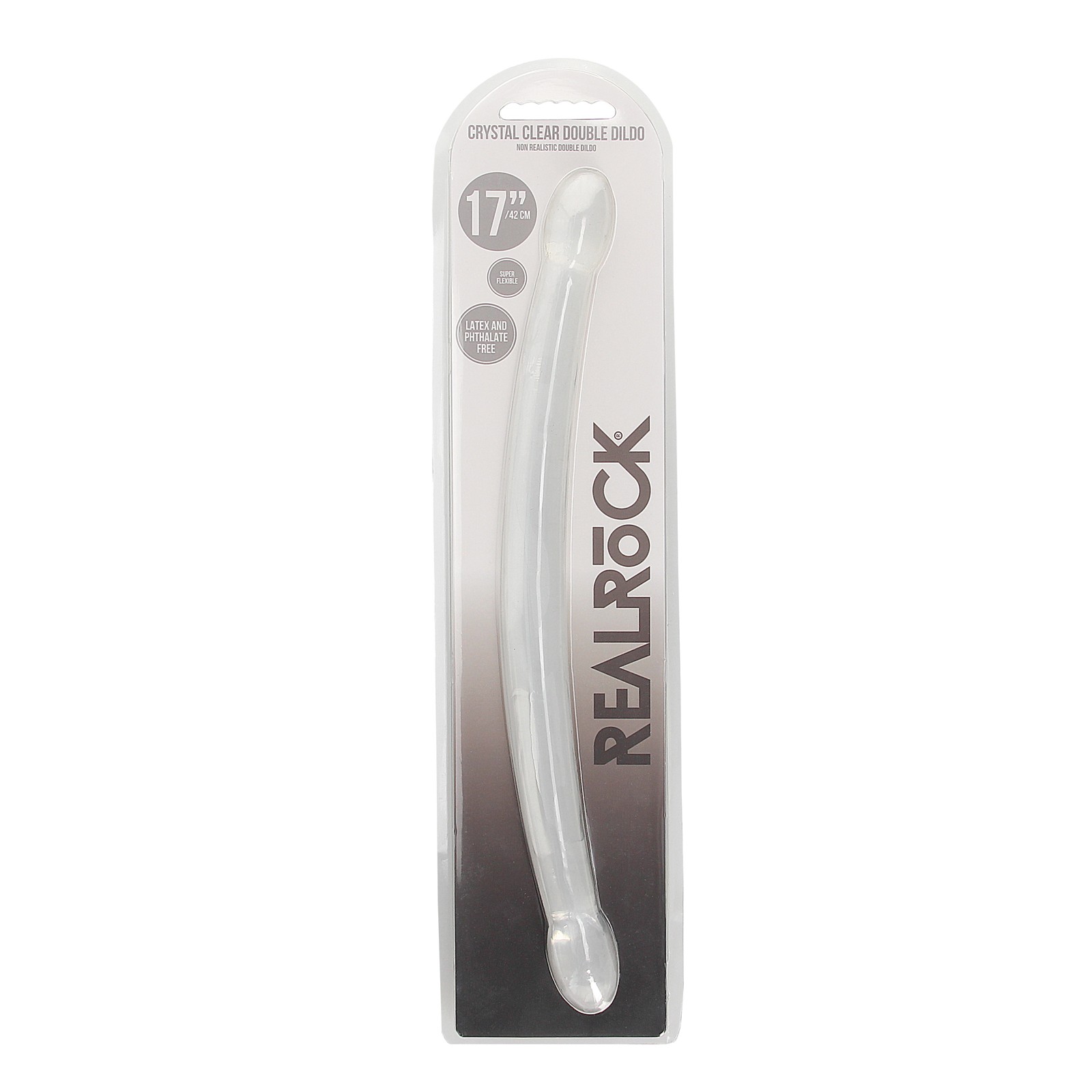 Shots RealRock Transparent Double Dildo 17 Inches Shots RealRock Transparent Double Dildo 17 Inches