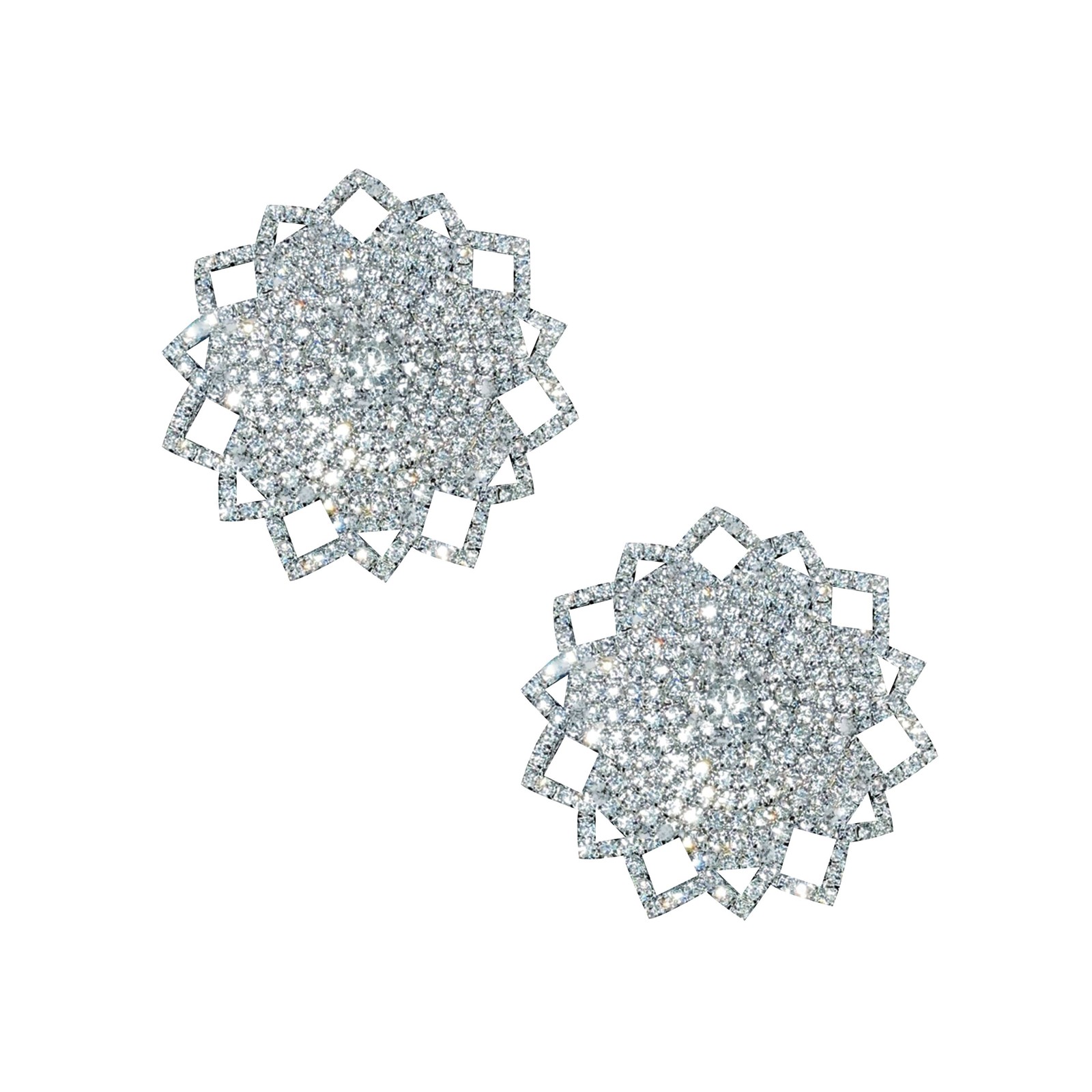 Neva Nude Ice Crystal Jewel Pasties | Reusable Nipple Covers Neva Nude Ice Crystal Jewel Pasties | Reusable Nipple Covers