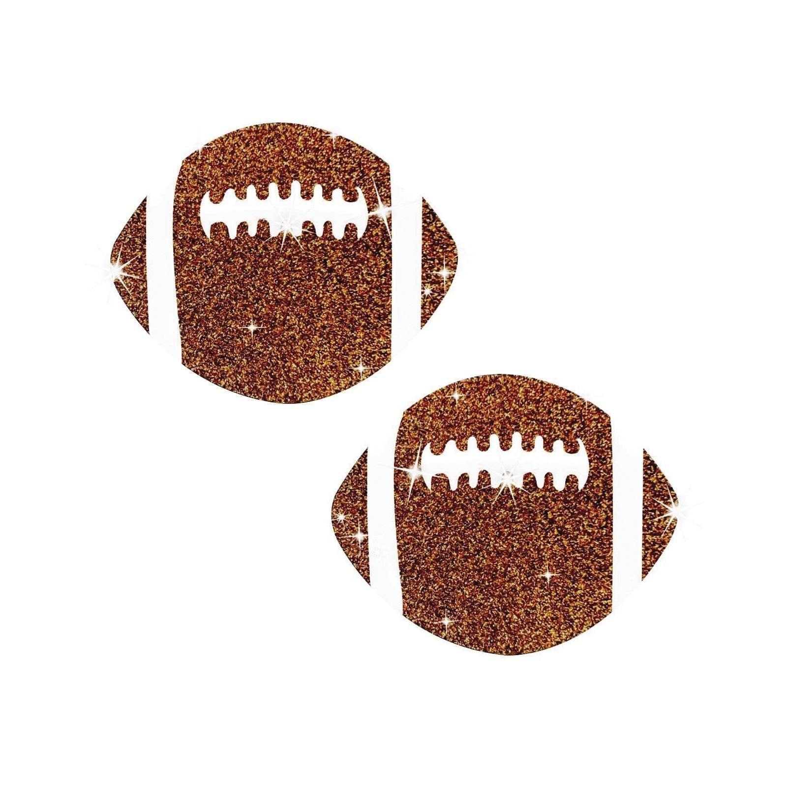 Pasties Glitter de Fútbol Neva Nude para Diversión Juguetona Pasties Glitter de Fútbol Neva Nude para Diversión Juguetona