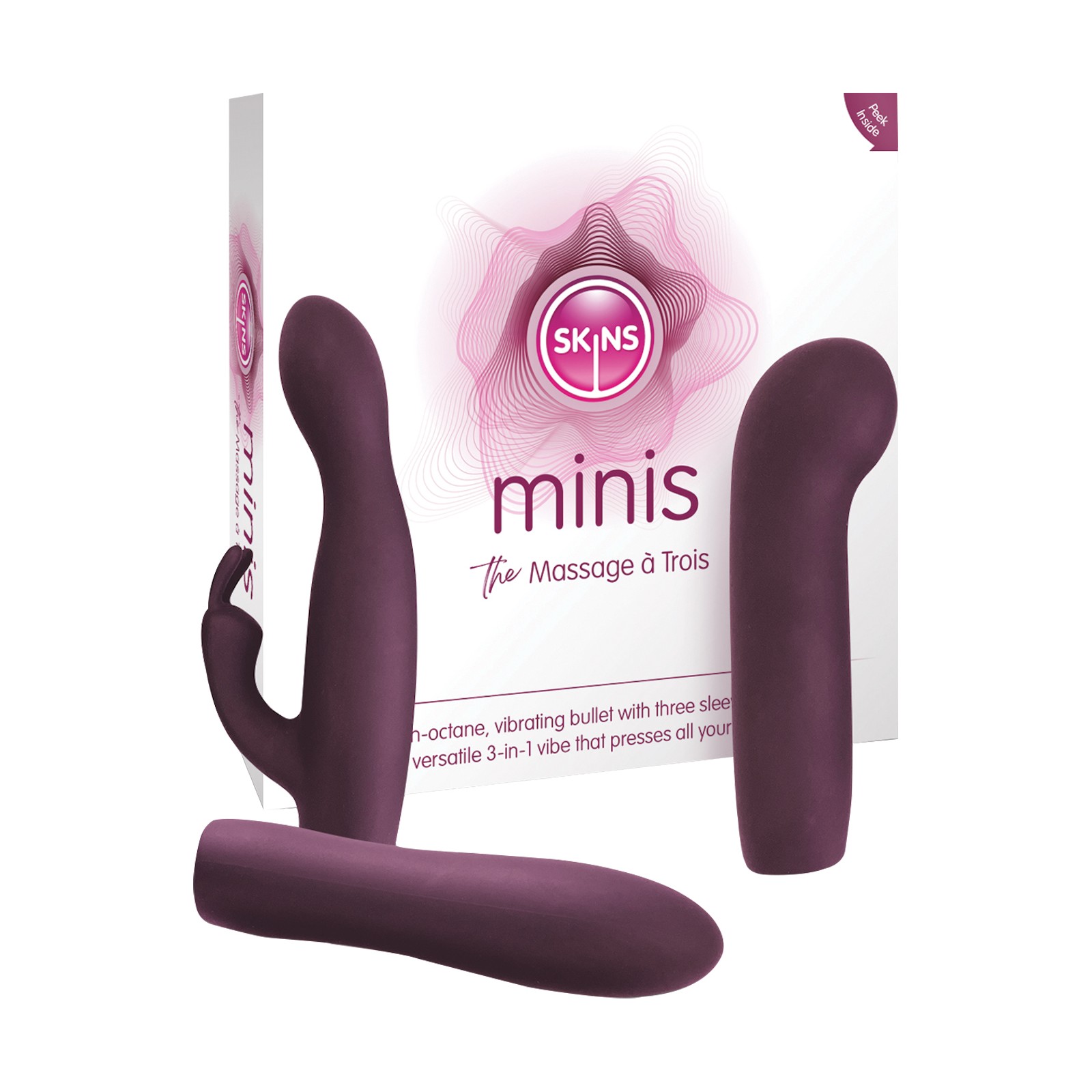 Skins Minis Masaje A Trois - Estimulación Versátil Skins Minis Masaje A Trois - Estimulación Versátil