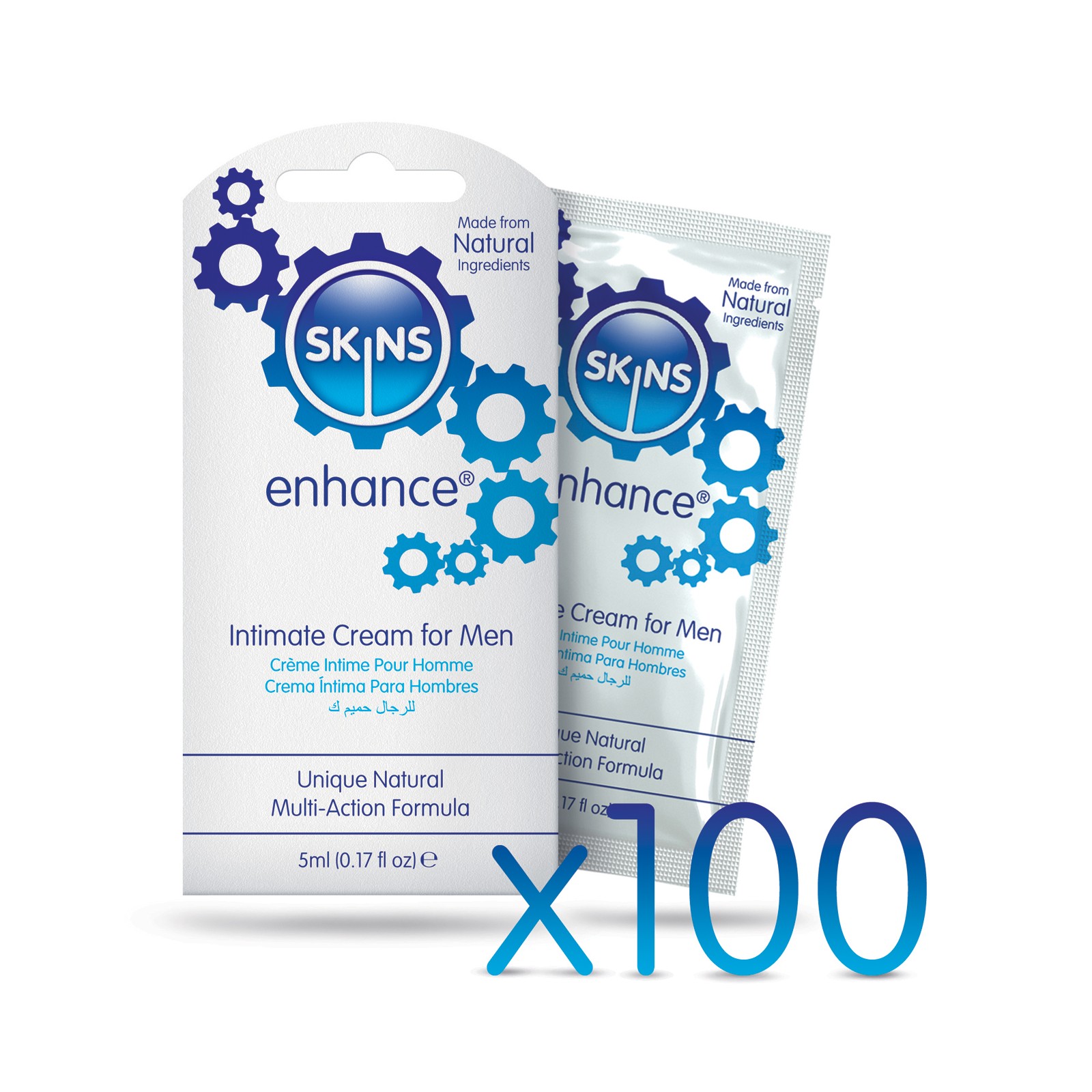 Skins Enhance Intimate Cream Box of 100 Skins Enhance Intimate Cream Box of 100