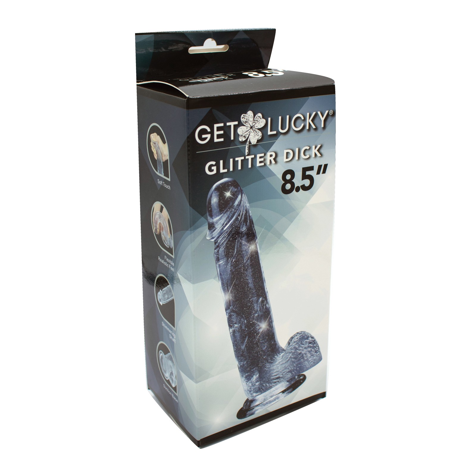 Pene Realista Brillante Get Lucky 8.5" - Claro Pene Realista Brillante Get Lucky 8.5" - Claro