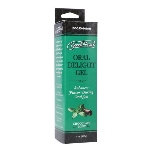 Gel Oral Delight GoodHead - 4 oz Chocolate Menta