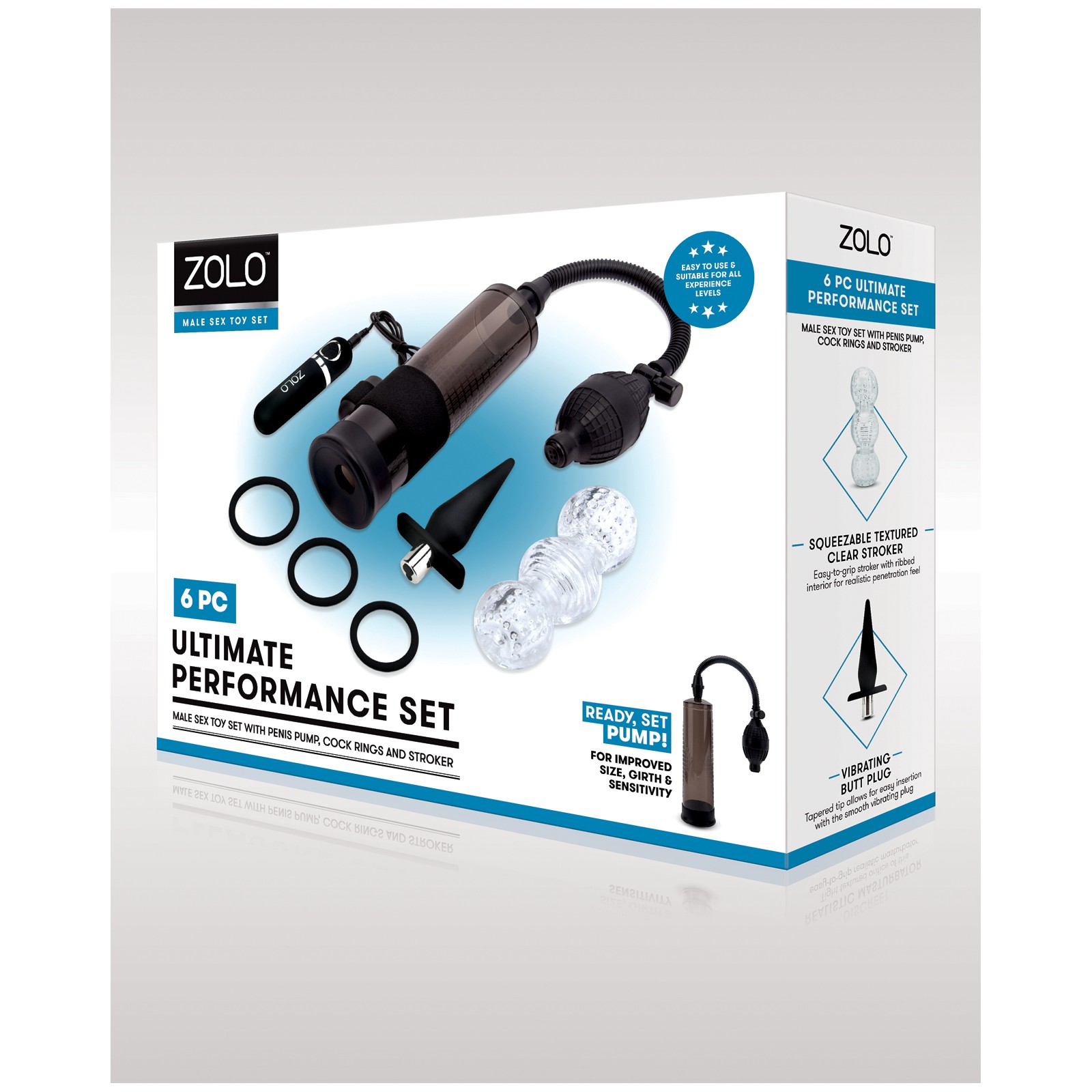 ZOLO 6 Piece Ultimate Performance Set - Black ZOLO 6 Piece Ultimate Performance Set - Black